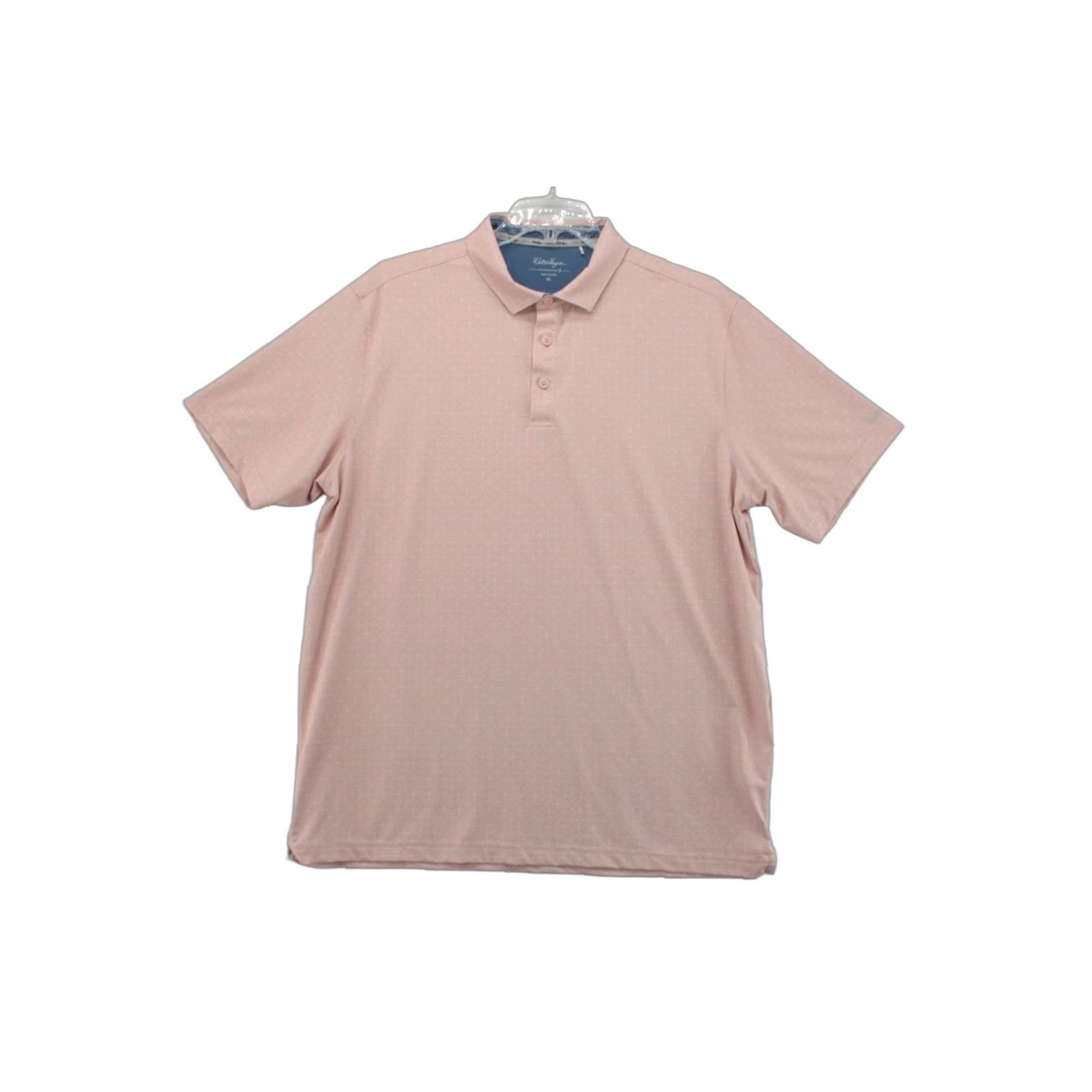 Vintage Walter Hagen Polo Golf Shirt Mens XL Peach Geometric Performance 11 Golf Stretch Size US XL / EU 56 / 4 - 1 Thumbnail
