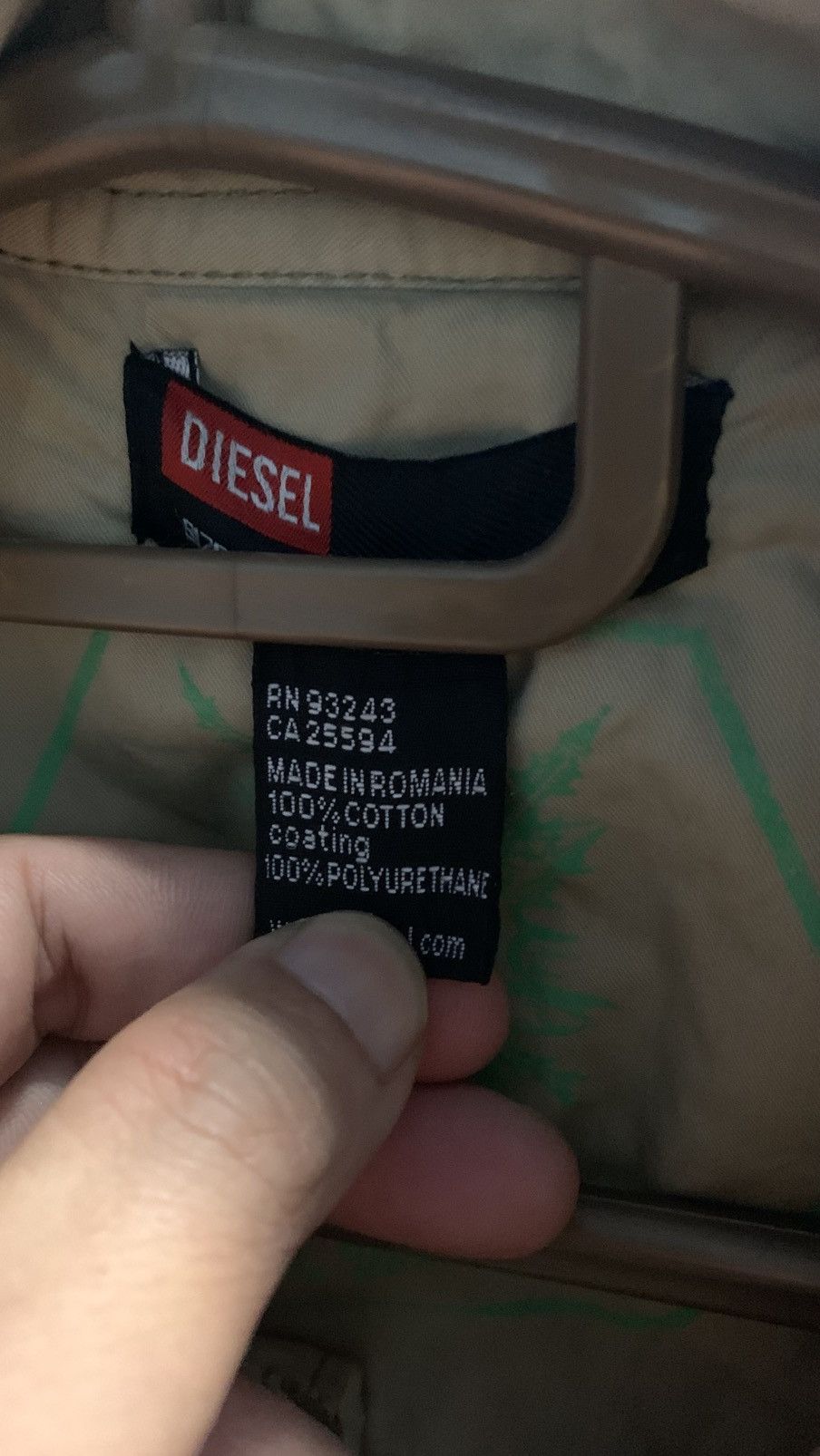Diesel × Vintage Vintage Disel Jacket Design Size US S / EU 44-46 / 1 - 12 Thumbnail