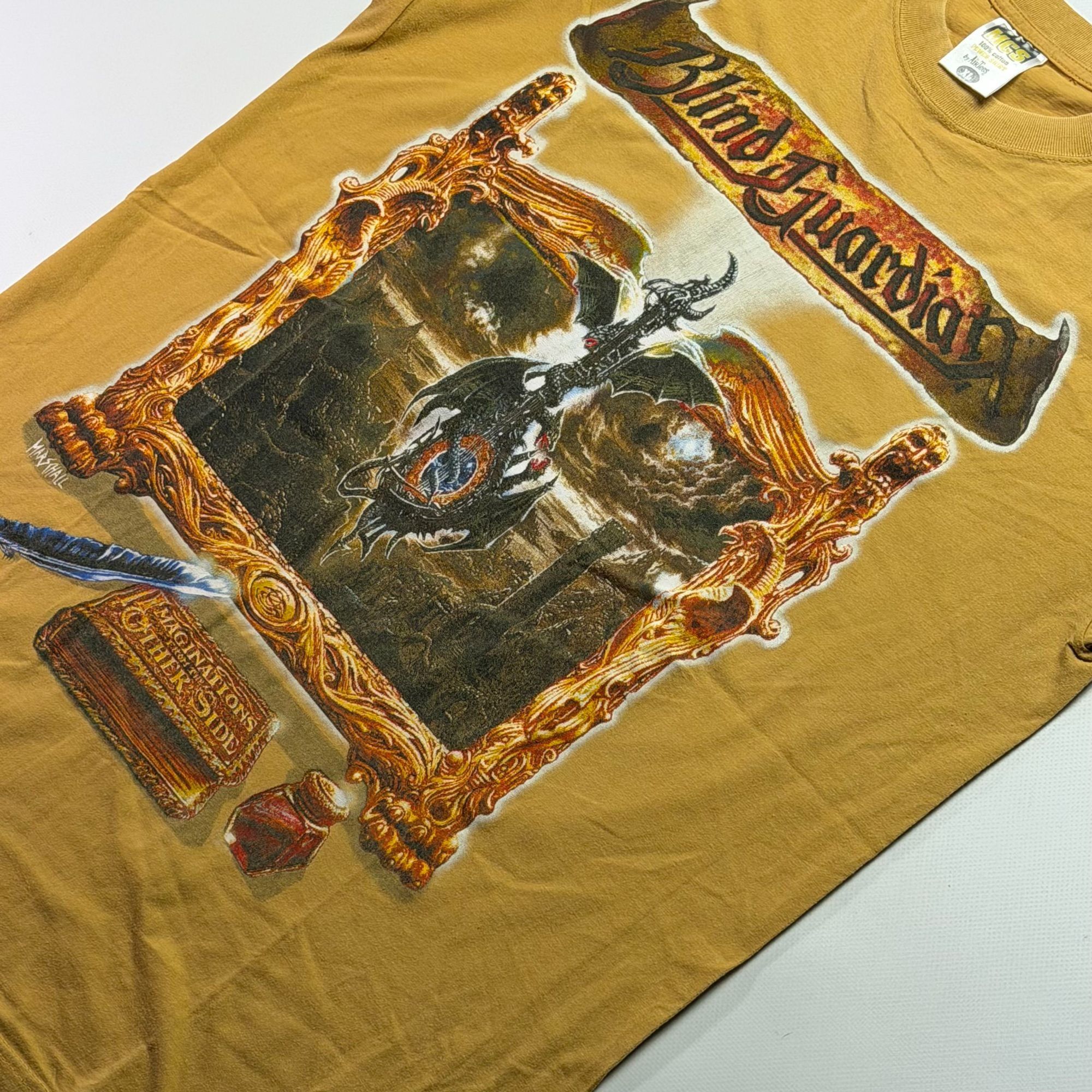 Band Tees Vintage 90s Blind Guardian T-Shirt Imaginations from the Oth Size US XL / EU 56 / 4 - 2 Thumbnail
