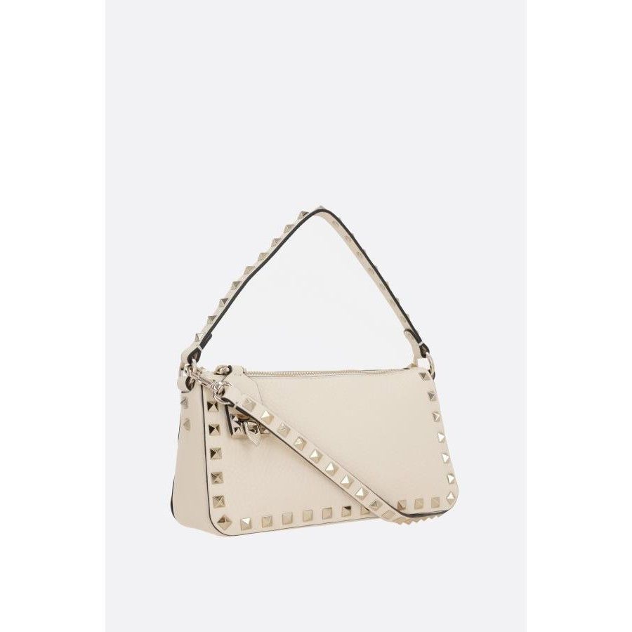 Valentino VALENTINO GARAVANI Rockstud Small Light Ivory Shoulder Bag N Size ONE SIZE - 2 Thumbnail