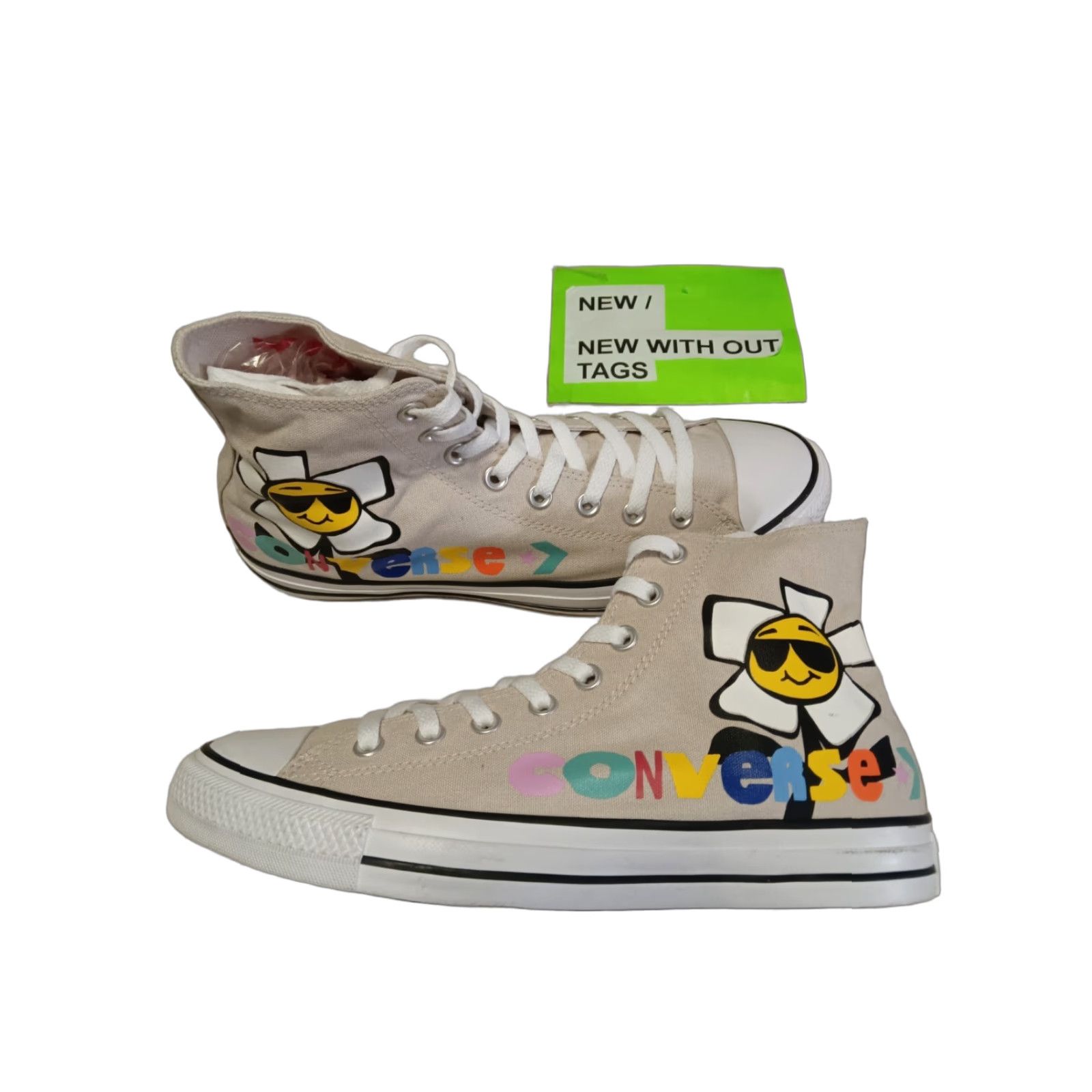 Converse Converse Chuck Taylor All Star Floral Embroidered High Top Sneakers Sample Uni 9 Size M / US 6-8 / IT 42-44 - 1 Thumbnail