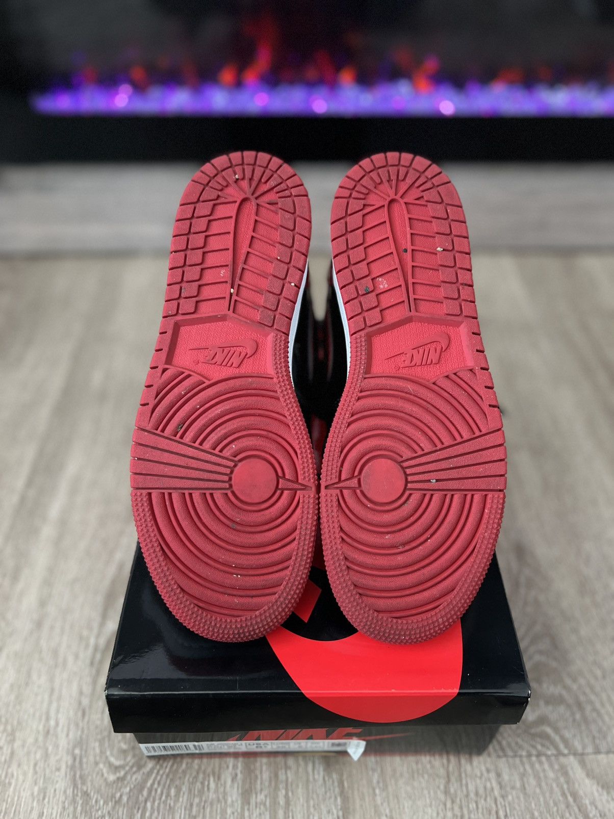 Jordan Brand Air Jordan 1 GS “Patent Bred” Size US 6.5 / EU 39-40 - 7 Thumbnail