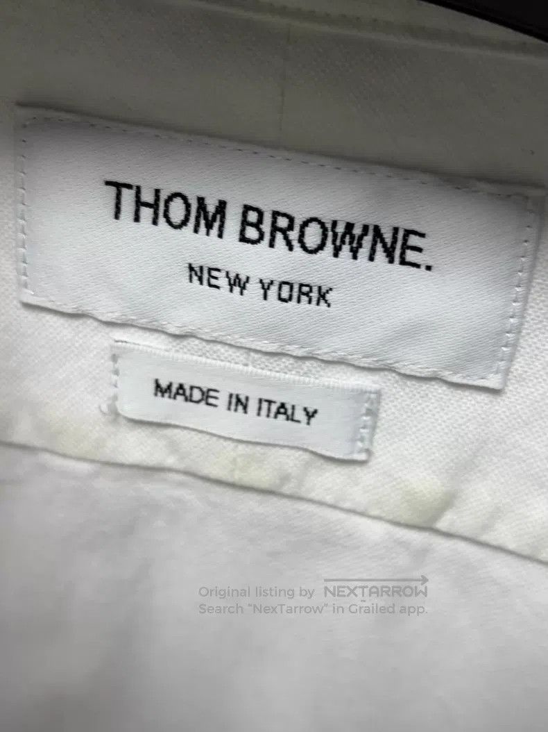 Thom Browne Thom Browne White Shirt Size US XL / EU 56 / 4 - 3 Thumbnail