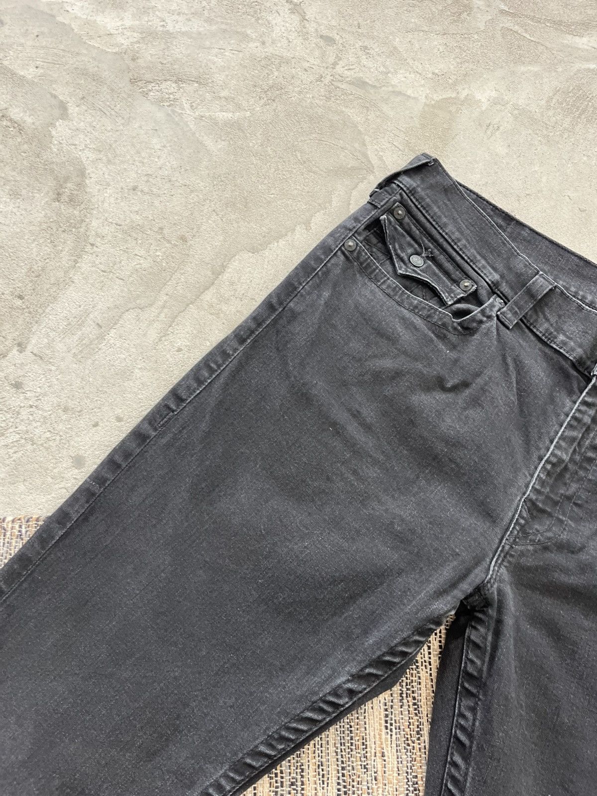 True Religion Vintage True Religion Ricky Black Jeans Relaxed Straight fit Size US 40 / EU 56 - 7 Thumbnail