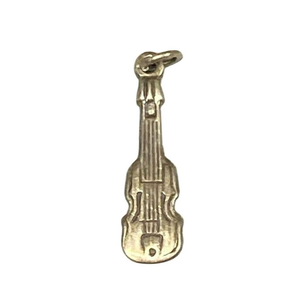Other Vintage Sterling Silver 925 Violin Pendant Charm Size ONE SIZE - 1 Thumbnail