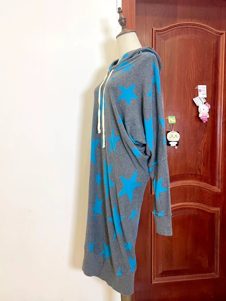 Vivienne Westwood Vivienne Westwood Gray and blue star cap hoodie dress Size M / US 6-8 / IT 42-44 - 5 Thumbnail