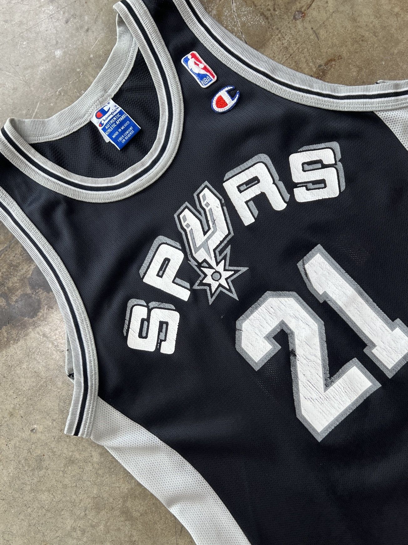 NBA × Vintage Vintage Champion NBA San Antonio Spurs Jersey Medium Size US M / EU 48-50 / 2 - 1 Thumbnail