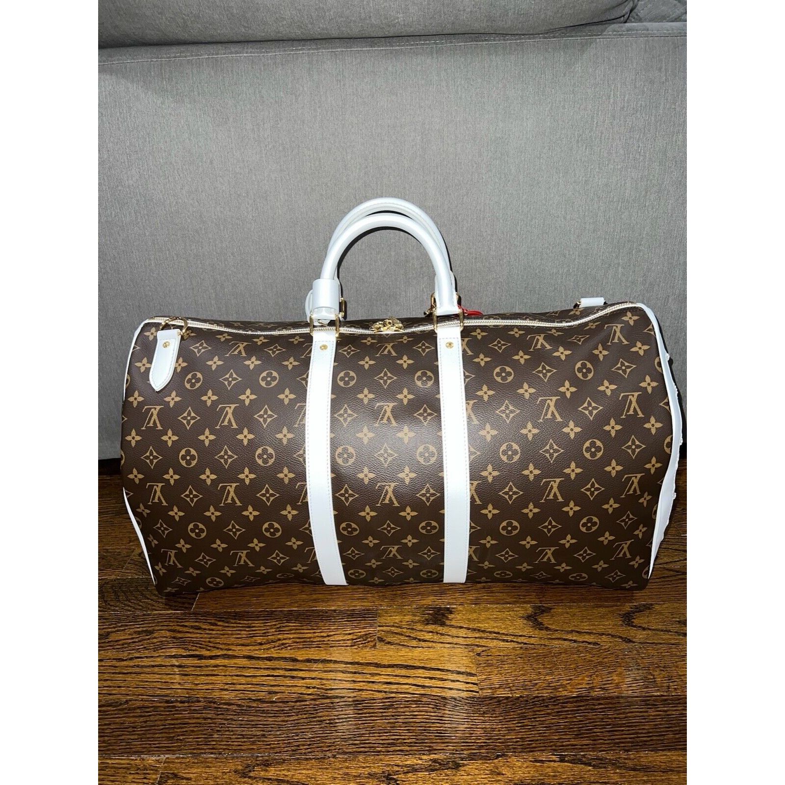 Louis Vuitton Louis Vuitton Keepall Bandouliere NBA Basketball Travel Bag Size ONE SIZE - 7 Thumbnail