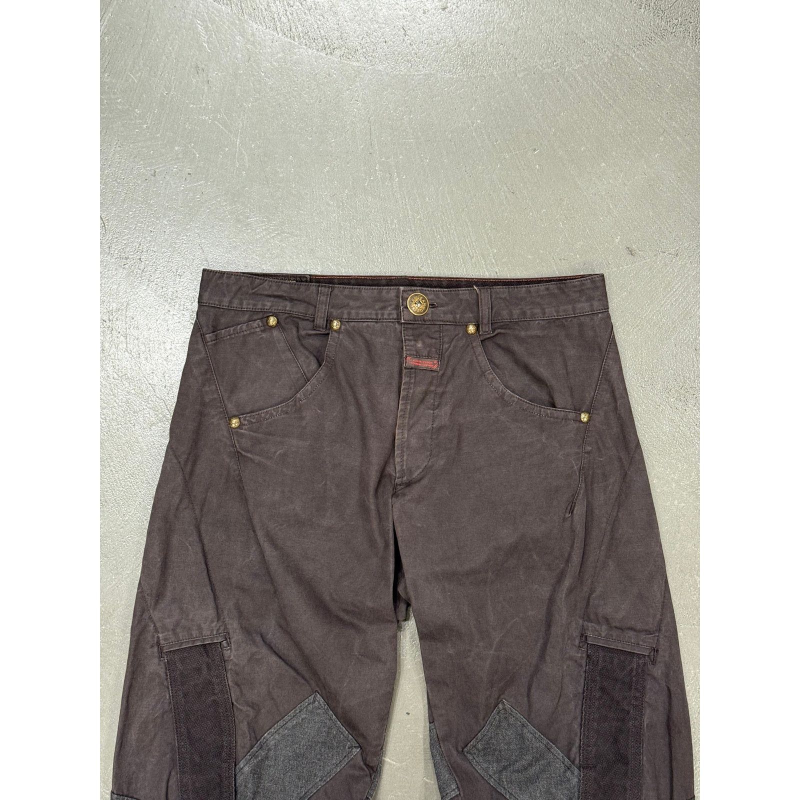 Marithe + Francois Girbaud 2000s Marithe Francois Girbaud paneled work pants Size US 30 / EU 46 - 4 Thumbnail