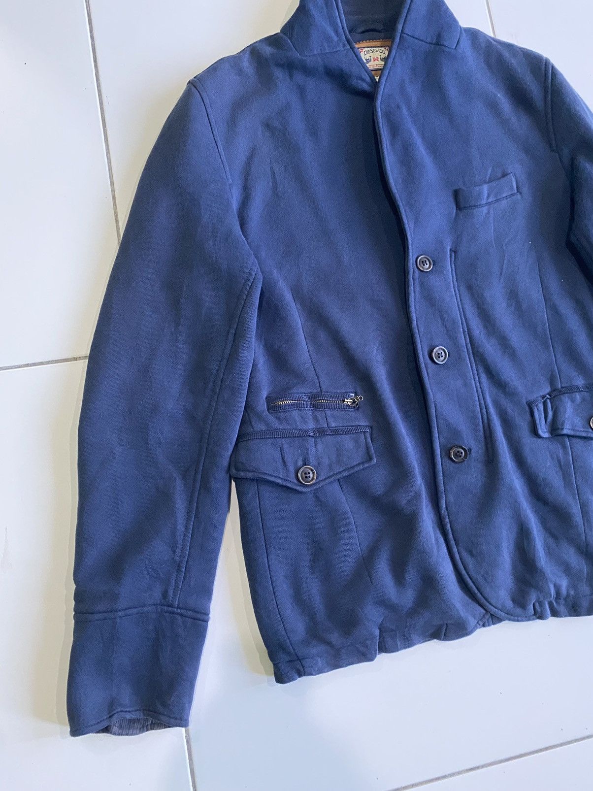 Diesel Vintage Diesel.co. Pullover Styles Cardigan Blue Jackets Size US L / EU 52-54 / 3 - 5 Thumbnail