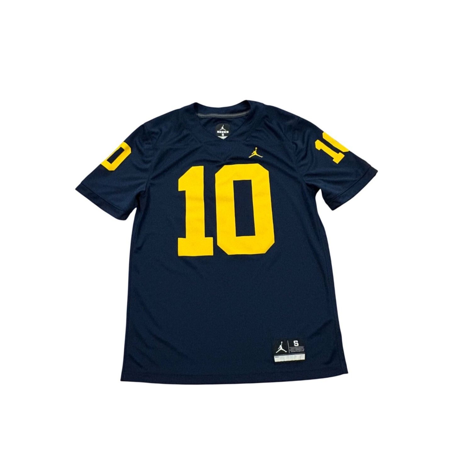 Jordan Brand Jordan Brand Michigan Wolverines Tom Brady #10 Football Jers Size US S / EU 44-46 / 1 - 2 Thumbnail