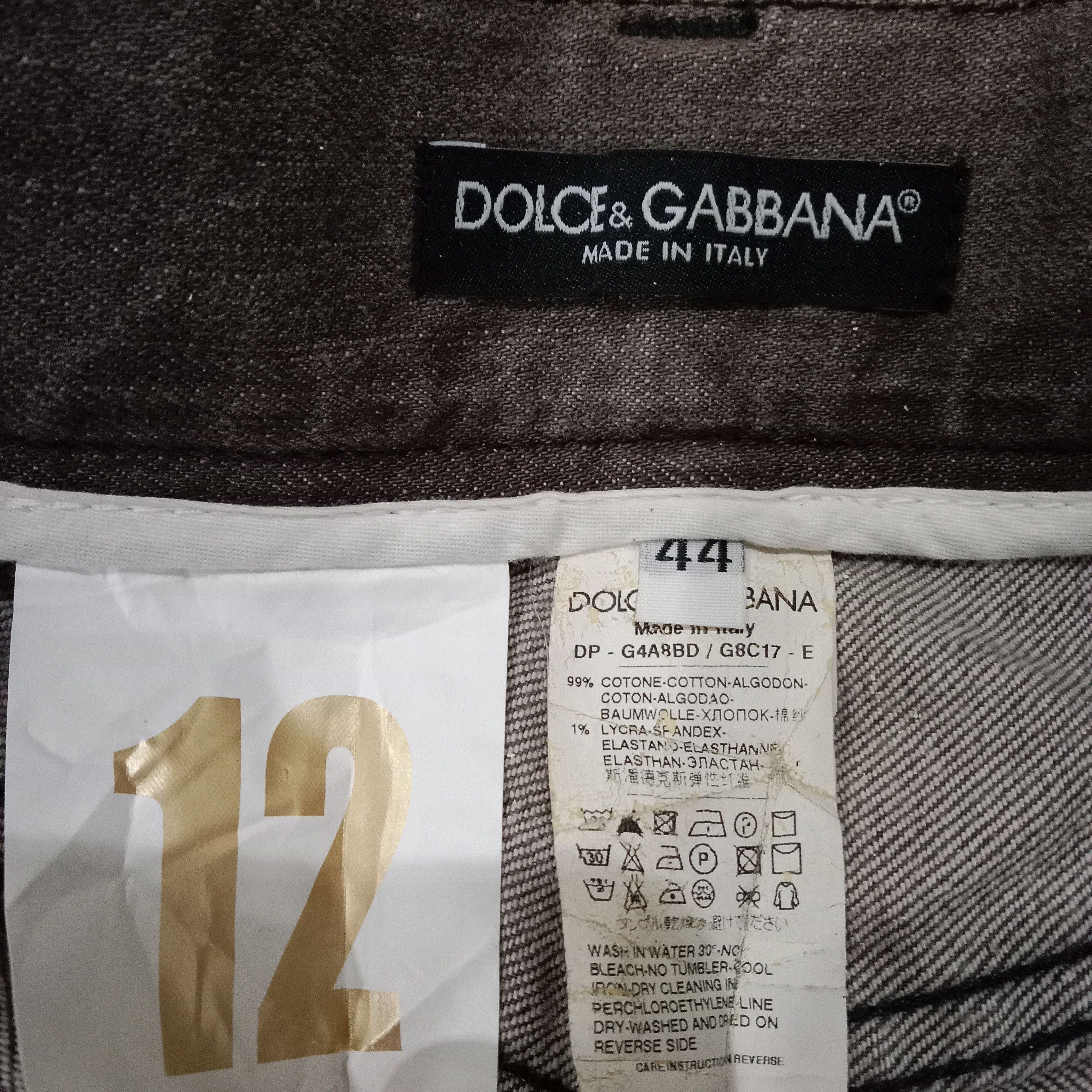 Dolce & Gabbana Dolce and Gabbana jeans pants distressed woman 31 Size 31" - 3 Thumbnail