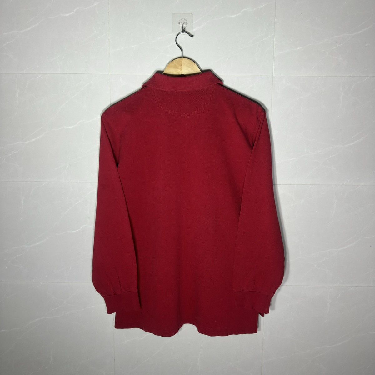 Burberry Vintage 90s Burberrys England Long Sleeve Nova Check Polo M Size US M / EU 48-50 / 2 - 4 Thumbnail