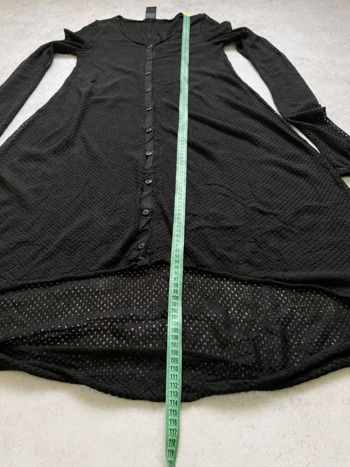 Rundholz Rundholz Black Label Avant Garde Mesh Button Up Midi Dress Size XS / US 0-2 / IT 36-38 - 14 Thumbnail