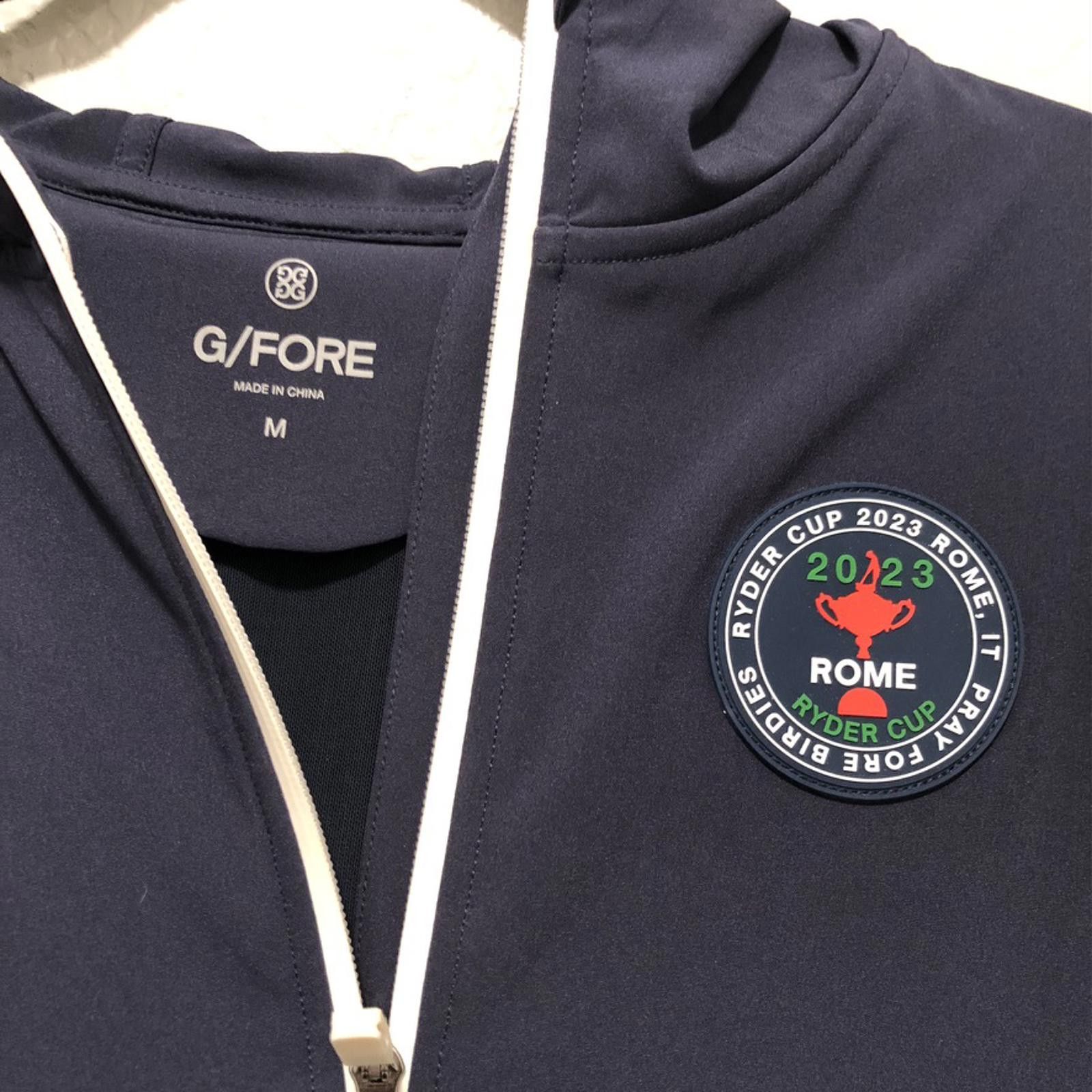 G/FORE LTD G/FORE Ryder Cup Rome 2023 Navy Hoodie Men's Medium Golf Size US M / EU 48-50 / 2 - 2 Thumbnail