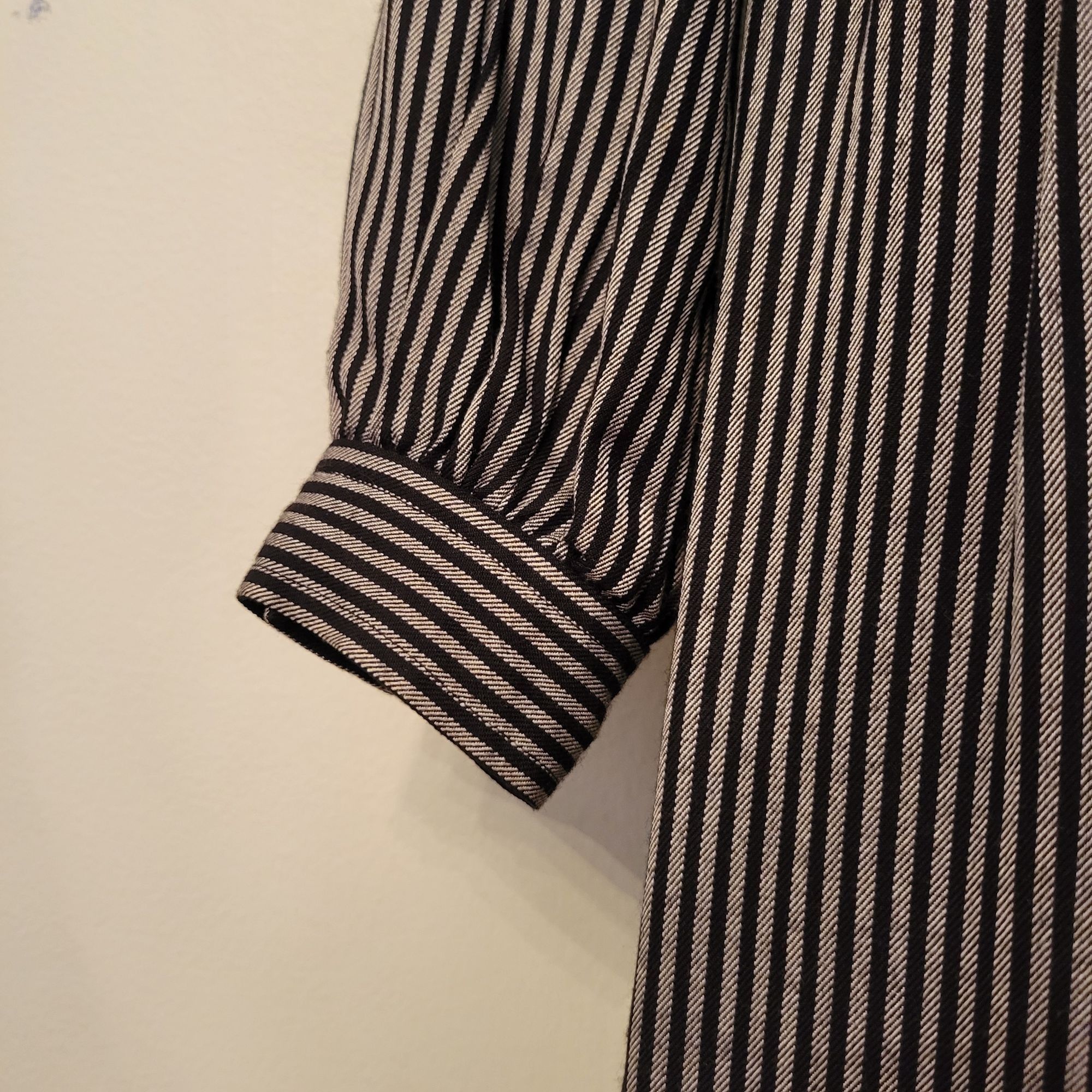 Albert Nipon Albert Nipon Petites 4 Black White Striped Double Breasted D Size S / US 4 / IT 40 - 8 Thumbnail