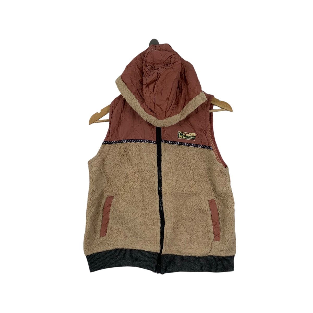 Vintage Vintage TITICACA FUENTE NATIVE Fleece Vest Jacket Windbreake Size S / US 4 / IT 40 - 1 Thumbnail