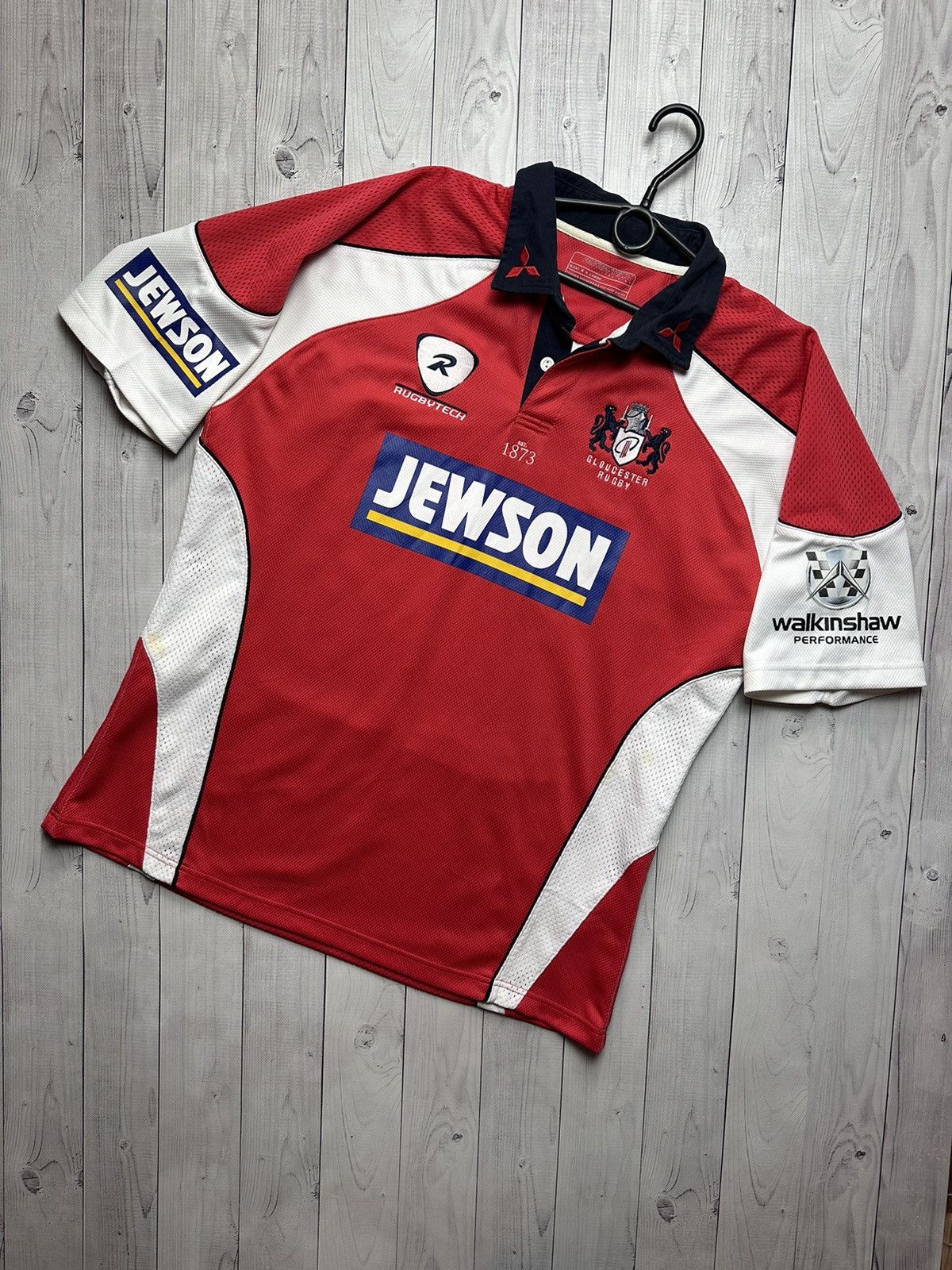 Vintage Vintage Gloucester rugby jersey Mitsubishi logo size XL Size US XL / EU 56 / 4 - 1 Thumbnail