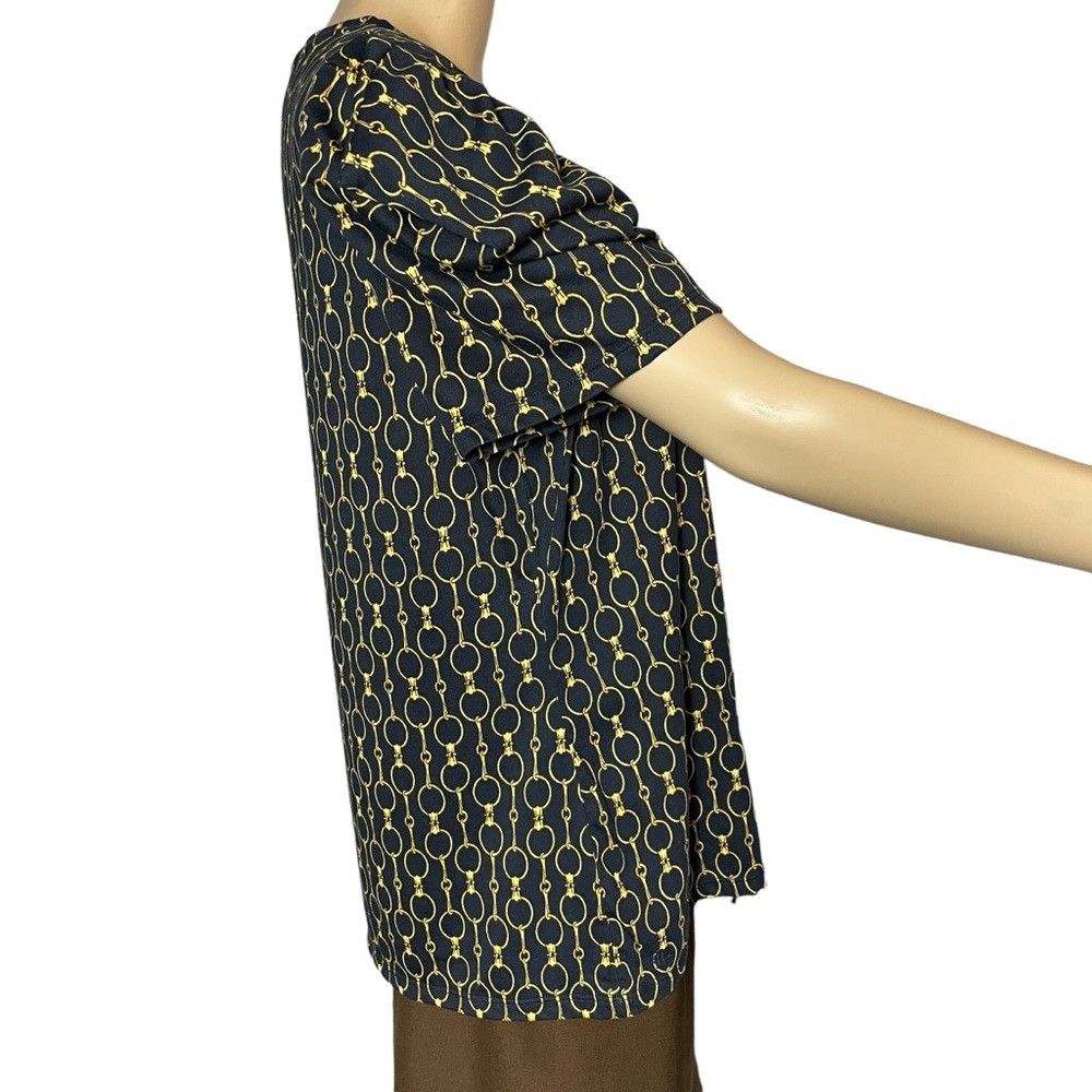 Ralph Lauren NWT New Ralph Lauren Navy Short Chain Print Top Size XL Size XL / US 12-14 / IT 48-50 - 2 Thumbnail