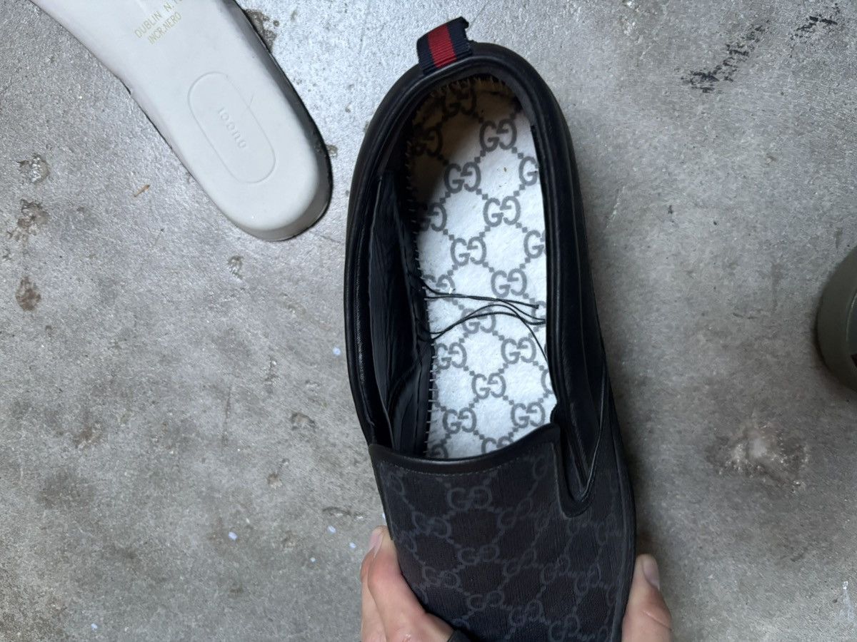 Gucci Gucci GG Supreme Slip-On Sneakers Size US 13 / EU 46 - 5 Thumbnail