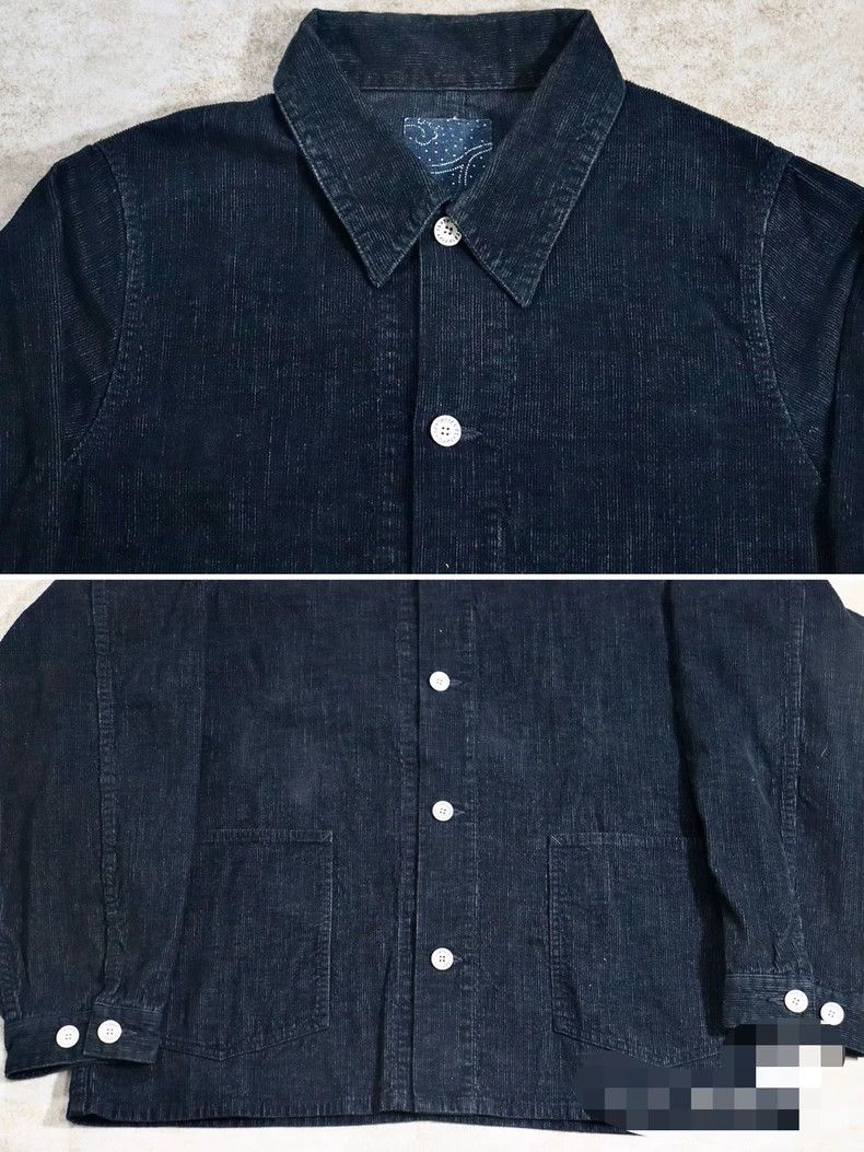 Visvim Visvim Section Gang Coverall Blue Corduroy Jacket Size US M / EU 48-50 / 2 - 3 Thumbnail