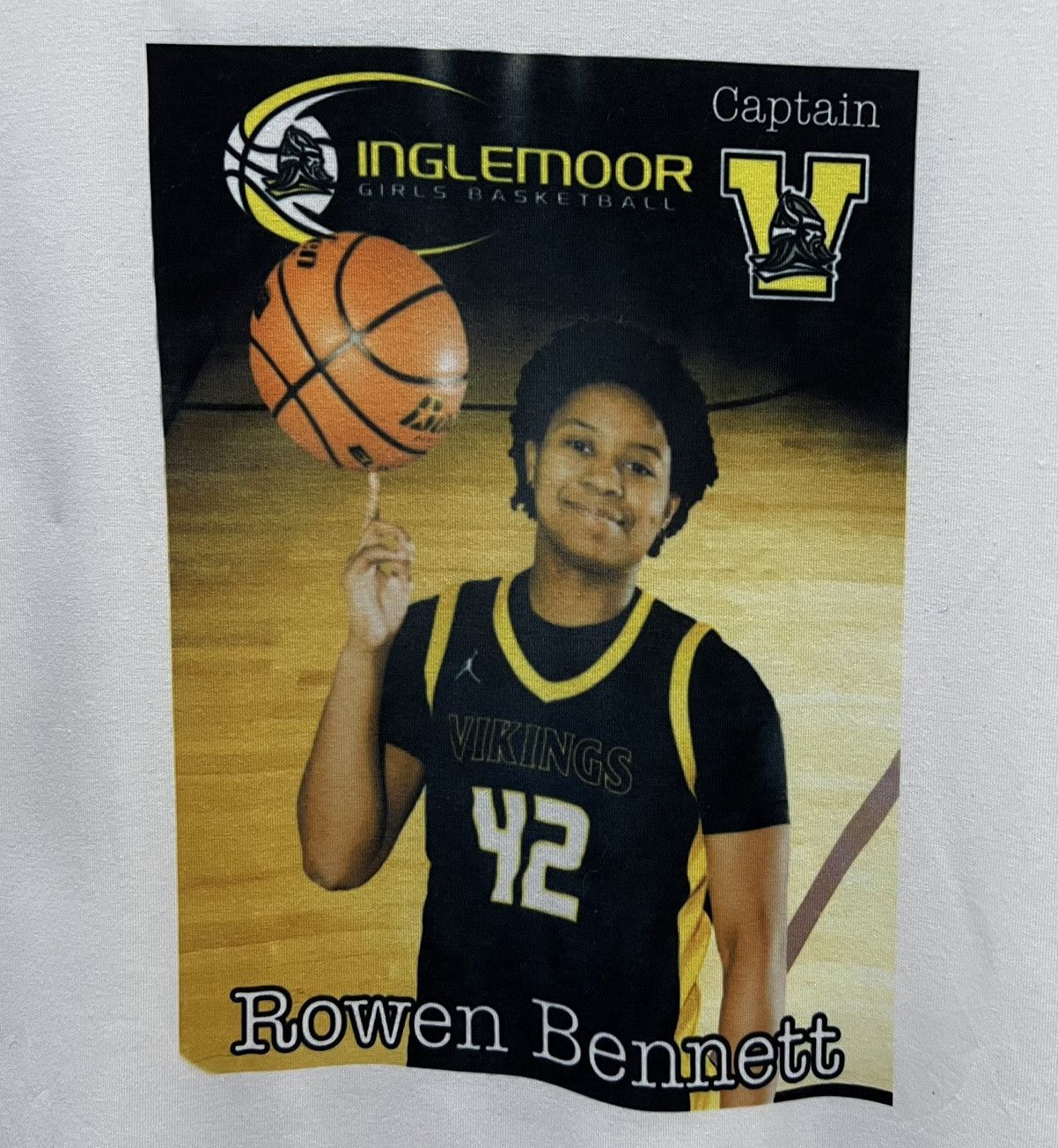 Other INGLEMOOR GIRLS BASKETBALL CAPTAIN ROWEN BENNETT SHIRT Size US L / EU 52-54 / 3 - 3 Thumbnail
