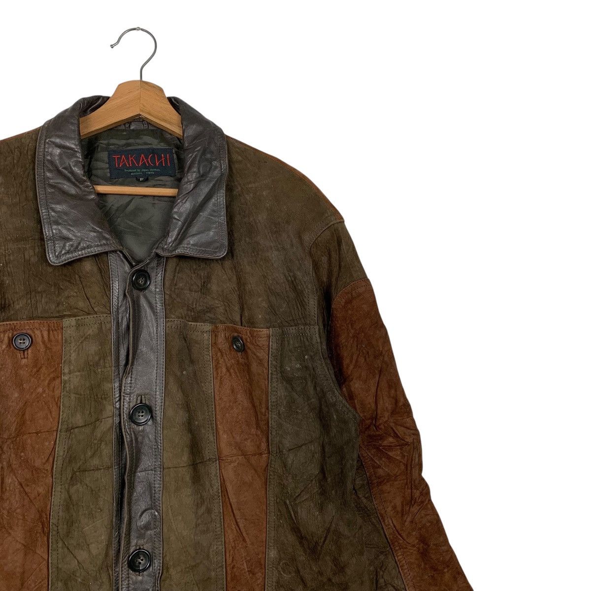 Japanese Brand Japanese Brand Takachi Suede Leather Jacket Size US M / EU 48-50 / 2 - 5 Thumbnail
