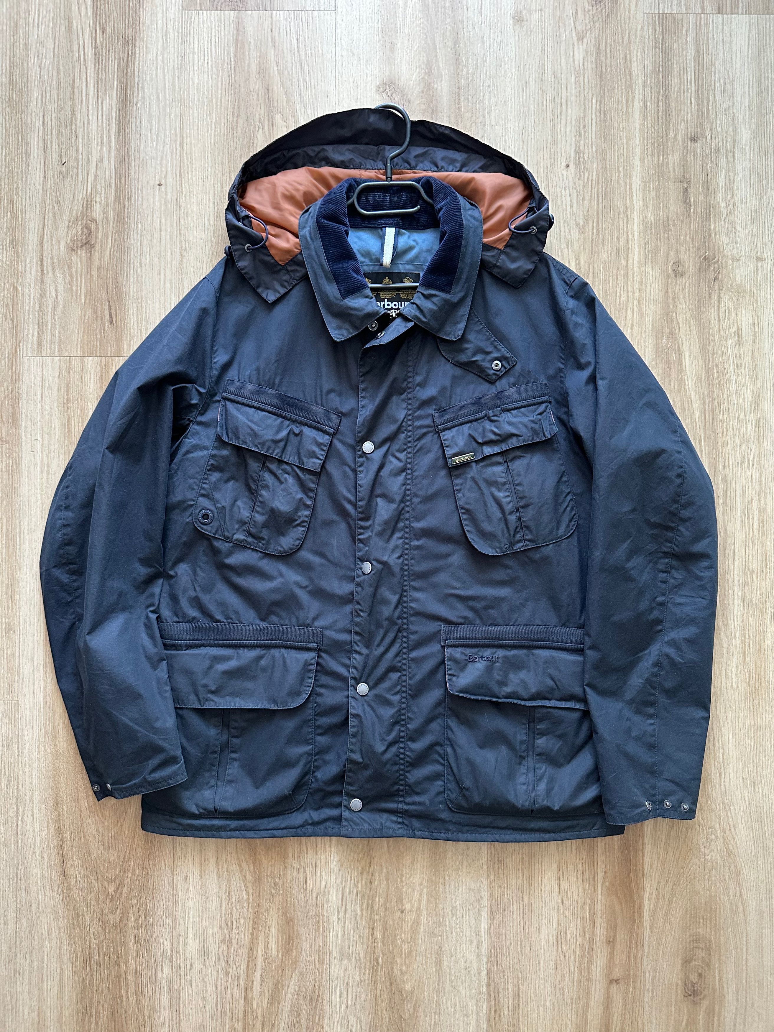 Barbour BARBOUR Benkirk Wax Jacket MWX0803NY51 hooded waxed Size US XL / EU 56 / 4 - 5 Thumbnail