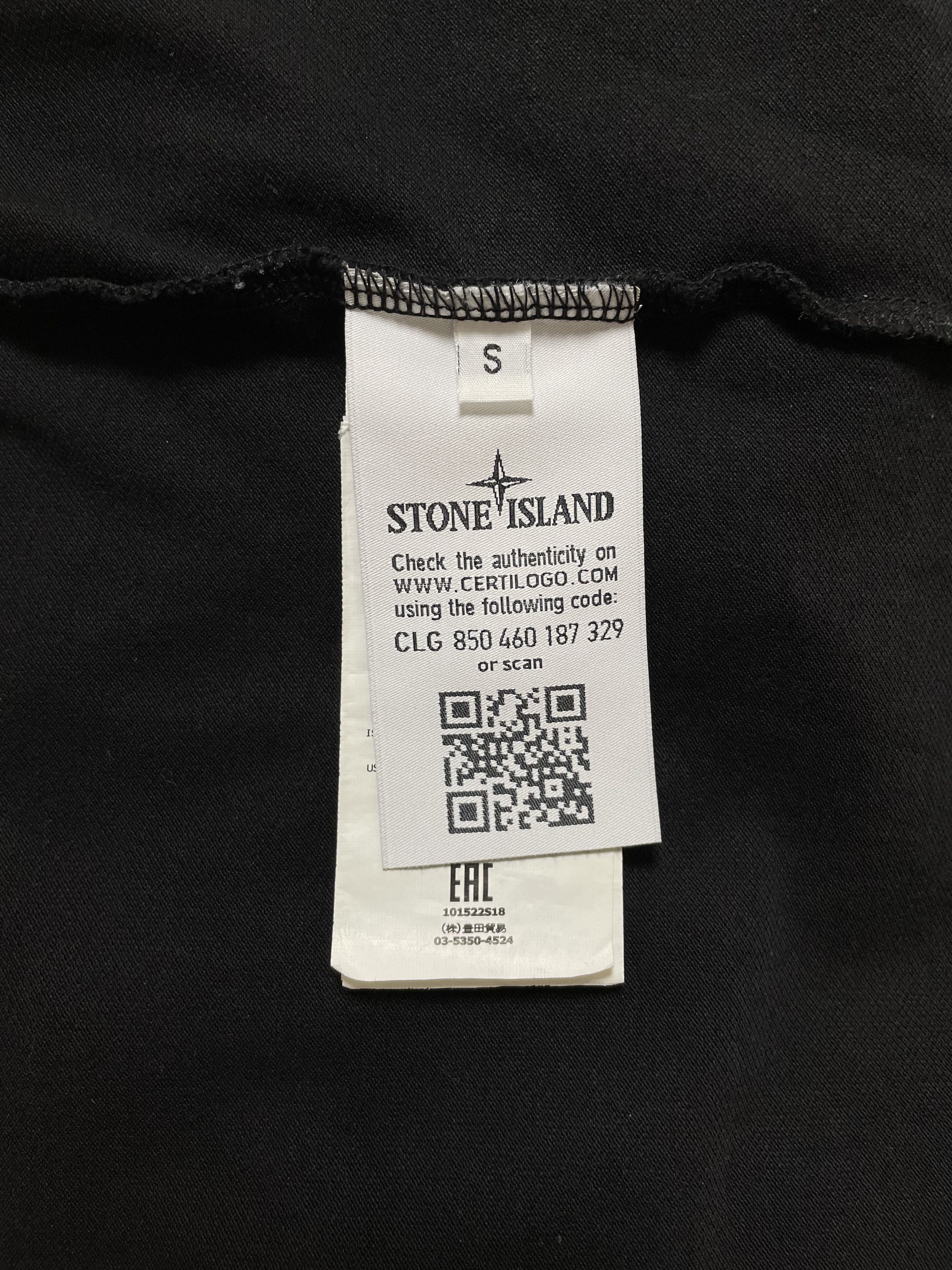 Stone Island STONE ISLAND Patch Program Polo Shirt Tee T-Shirt Black Size US S / EU 44-46 / 1 - 9 Thumbnail