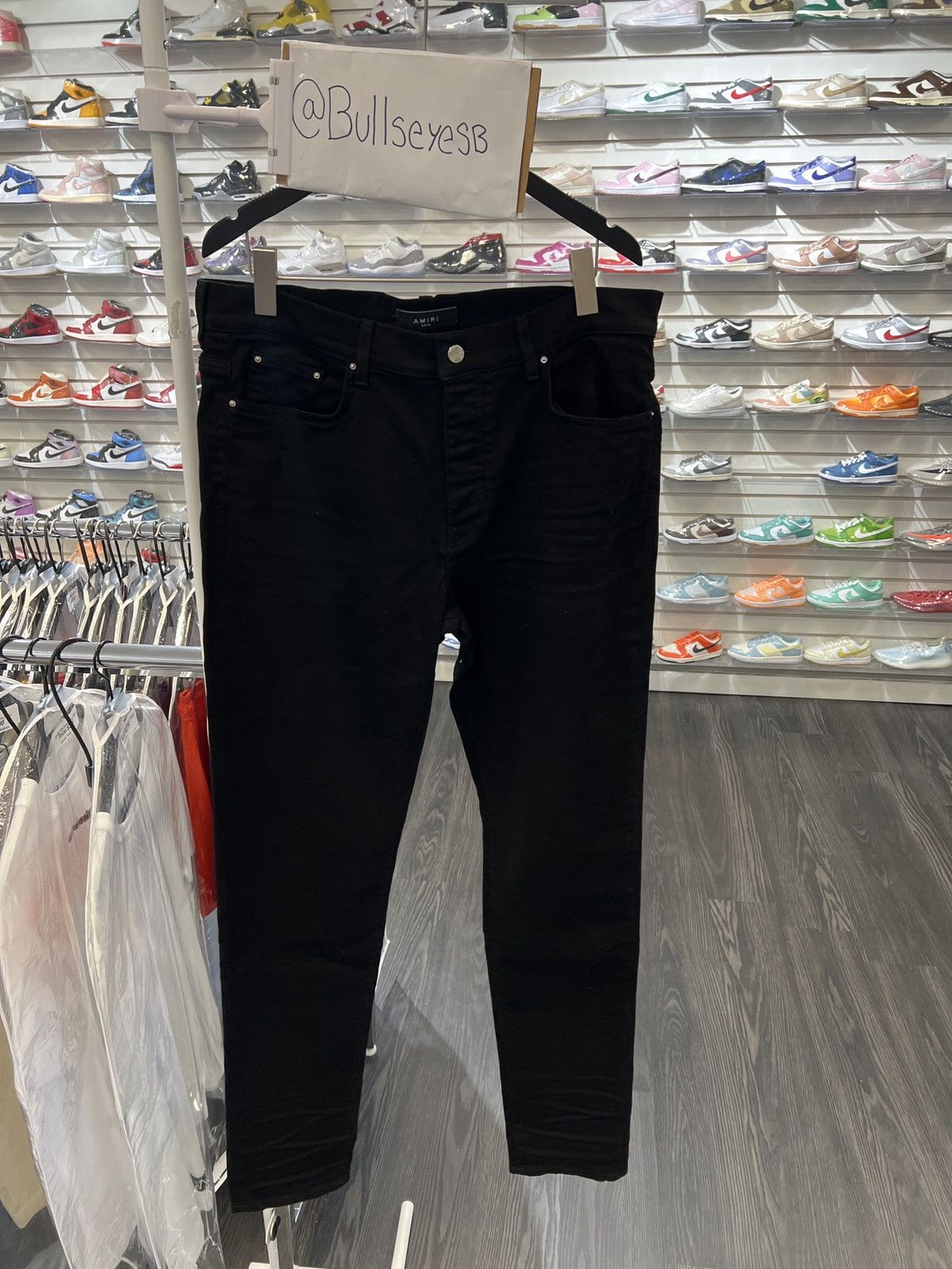 Amiri Black Stack Jeans