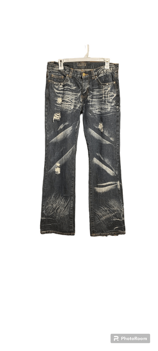 Hysteric Glamour Japanese lowbox distressed denim ripped | Grailed