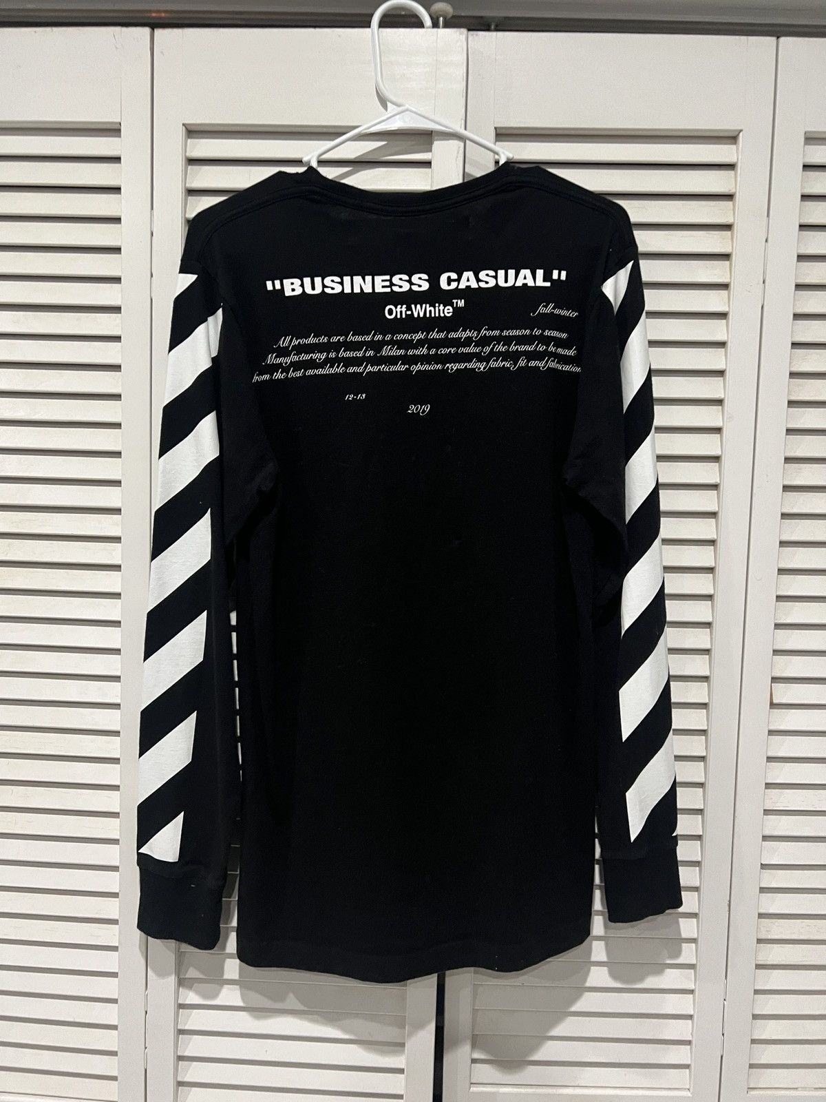 Off-White Off-White Berni Long Sleeve Size US M / EU 48-50 / 2 - 2 Thumbnail