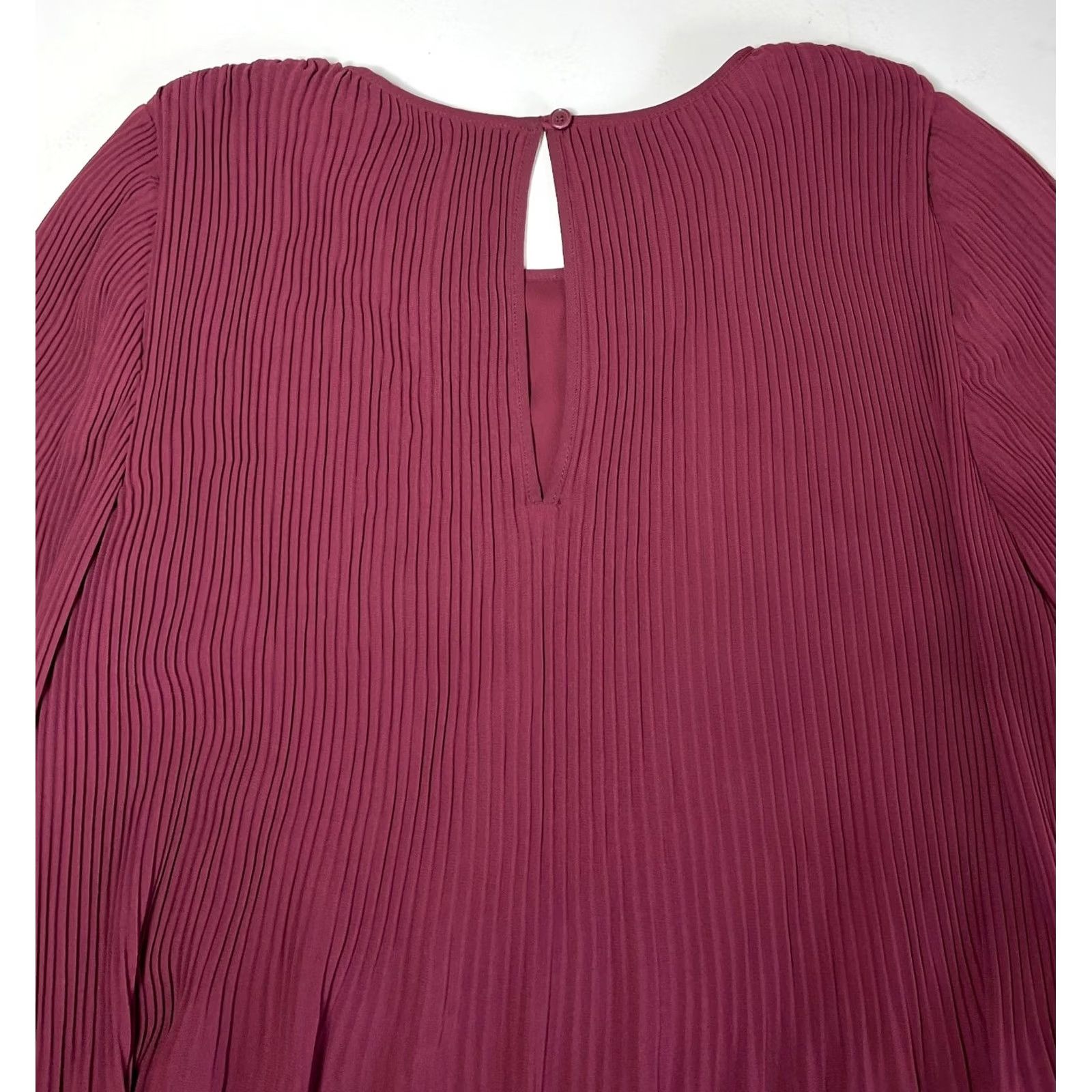 Vintage VINTAGE Wilfred Daydreamer Mini Dress Women's Burgundy M Size M / US 6-8 / IT 42-44 - 6 Thumbnail