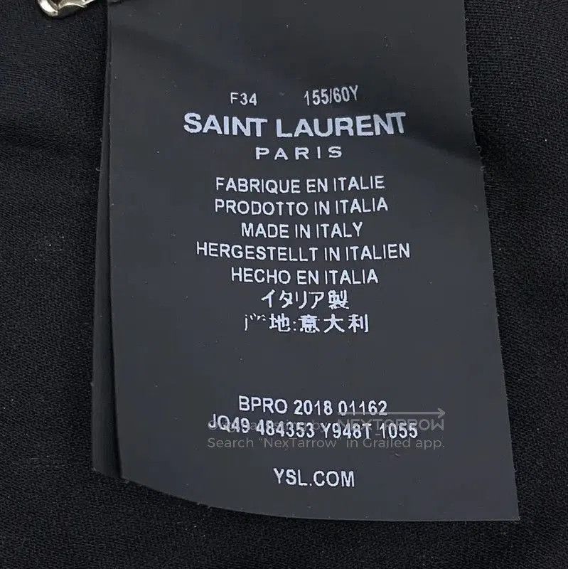 Other YSL Black Silk Women’s Skirt XXS Size . Size 22" - 6 Thumbnail