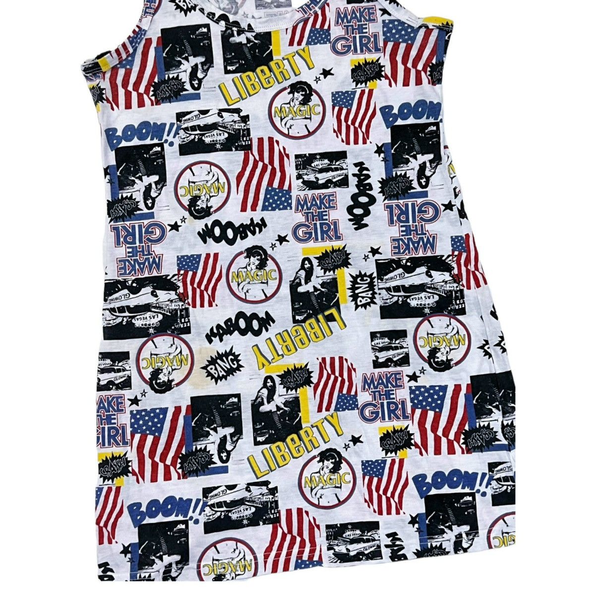 Japanese Brand Vintage Y2K pop art tank top 🧝🏻‍♀️💅🏻 Size M / US 6-8 / IT 42-44 - 2 Thumbnail