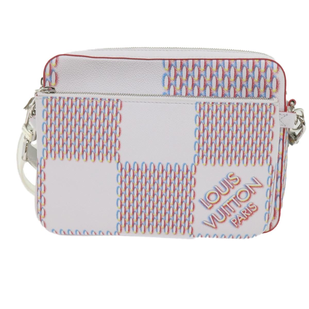 Louis Vuitton LOUIS VUITTON Damier Giant Spray Trio Messenger Bag White Size ONE SIZE - 13 Thumbnail