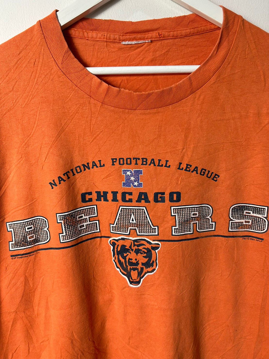 Vintage Chicago Bears Oversized Varsity T-shirt Size XL 