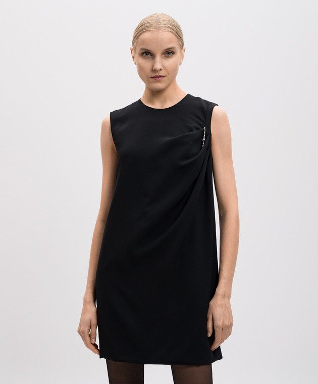 Versace o1y0226 Mini Dress in Black Size M / US 6-8 / IT 42-44 - 3 Thumbnail