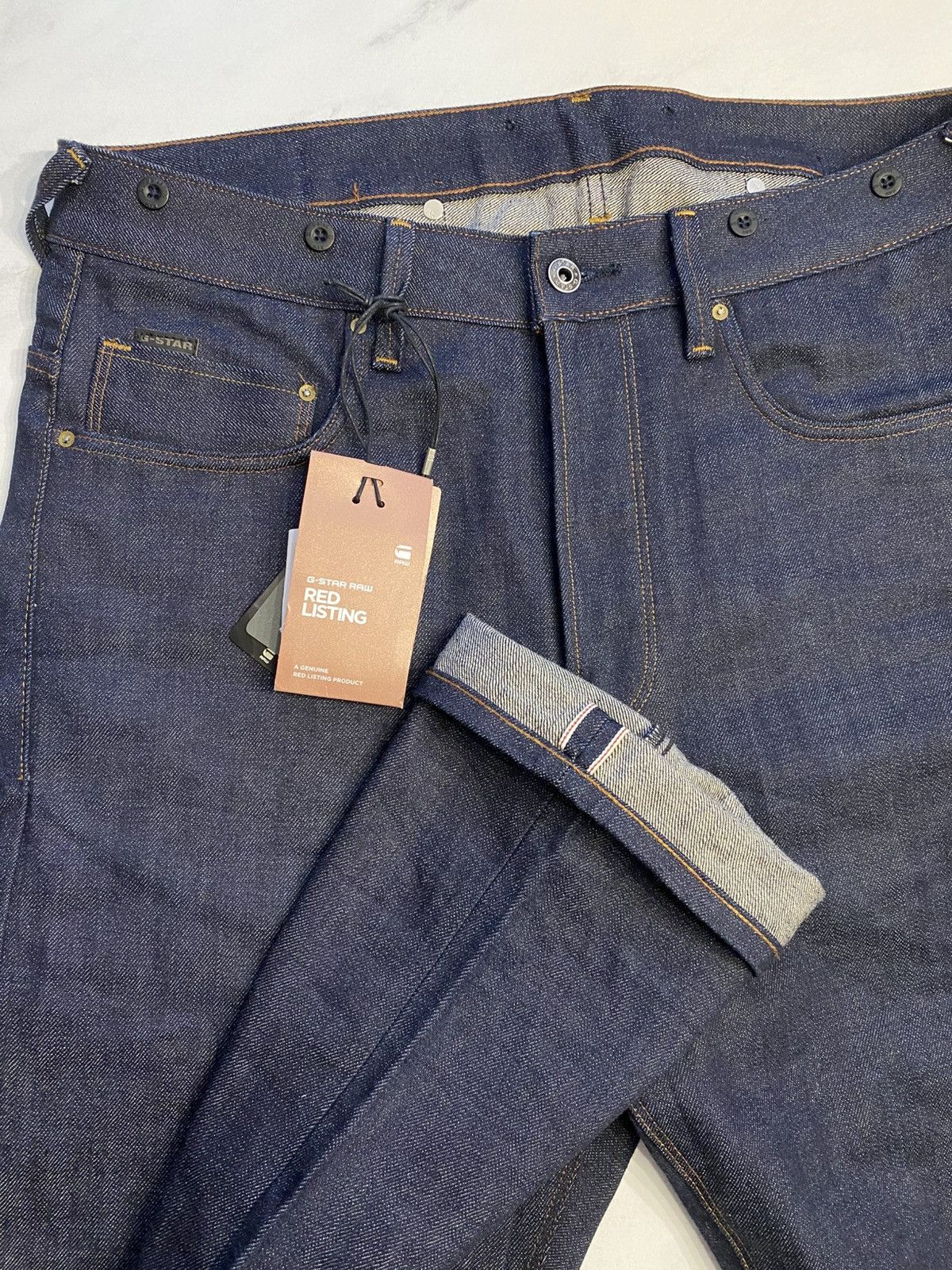 G-Star G-Star Raw true denim jeans selvedge 14oz Size US 34 / EU 50 - 4 Thumbnail