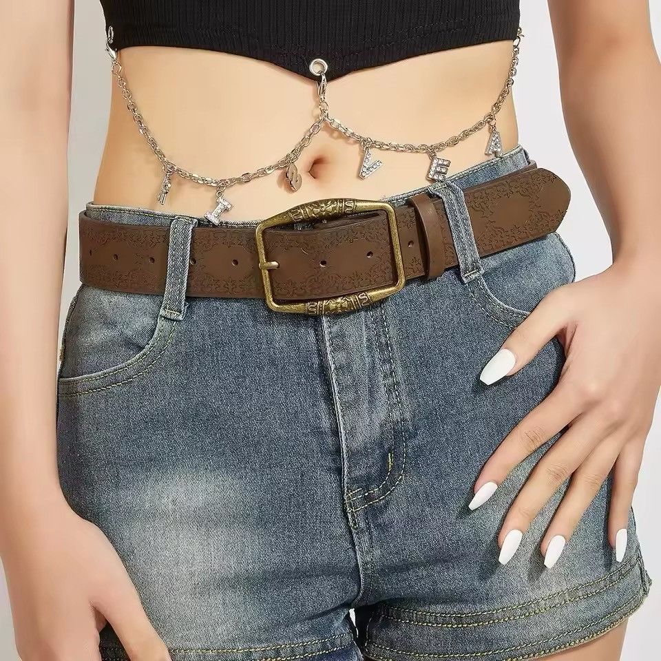 Vintage Retro Belt Women Size ONE SIZE - 4 Thumbnail