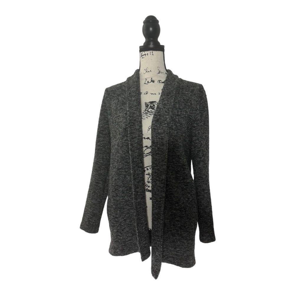 Other Bobbi Los Angeles SZ S grey textured open front cardigan Size S / US 4 / IT 40 - 3 Thumbnail