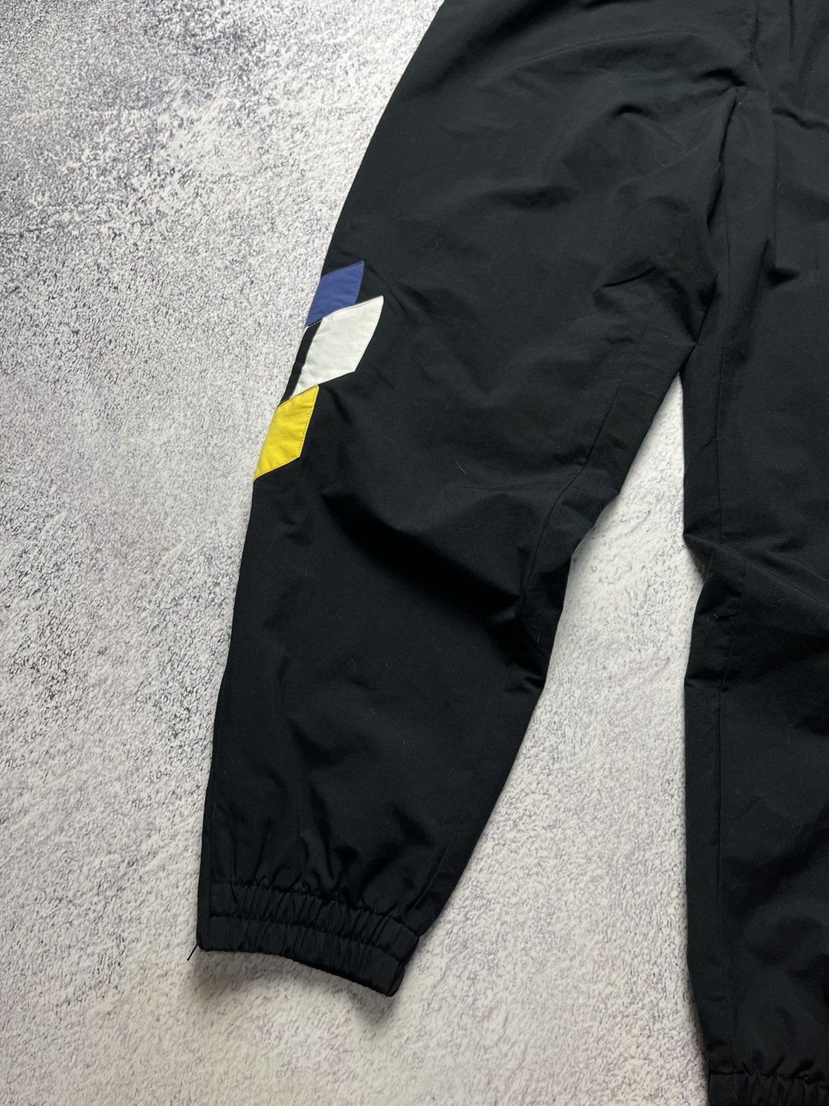 Adidas Vintage Adidas Track Pants Grape Black Nylon White Logo 90s Size US 34 / EU 50 - 14 Thumbnail