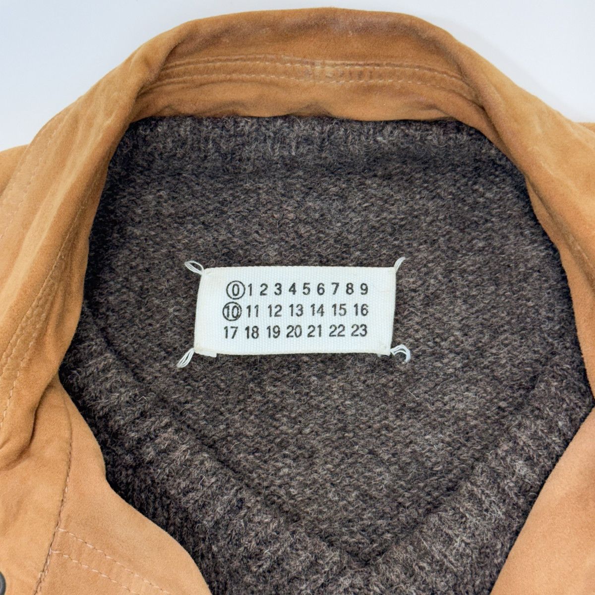 Maison Margiela MAISON MARTIN MARGIELA AW04 'ARTISANAL'WOOL SUEDE SWEATER Size US M / EU 48-50 / 2 - 2 Thumbnail