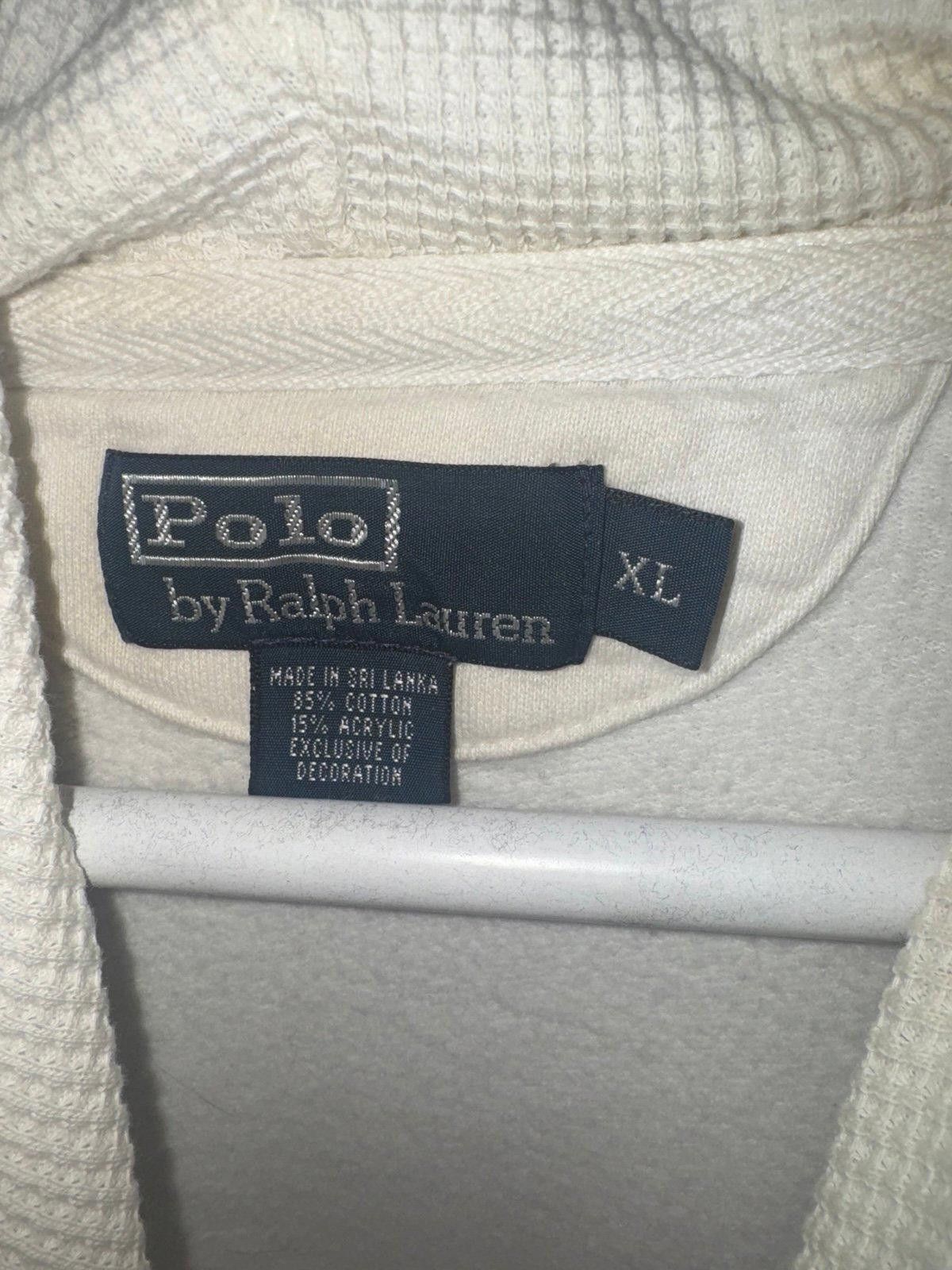 Polo Ralph Lauren Polo Ralph Lauren Hoodie Black/White Waffle Knit Sz XL Rare Size US XL / EU 56 / 4 - 3 Thumbnail