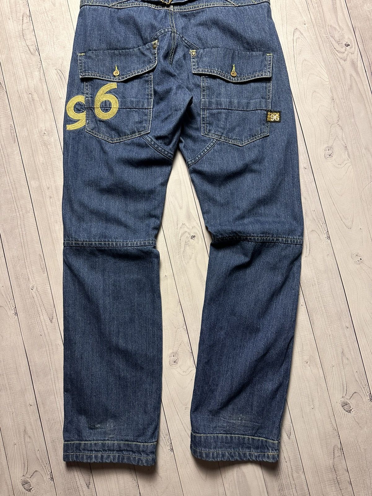 G-Star × Vintage Vintage Raw G-Star denim jeans size 30 rare pocket 96 logo Size US 30 / EU 46 - 4 Thumbnail