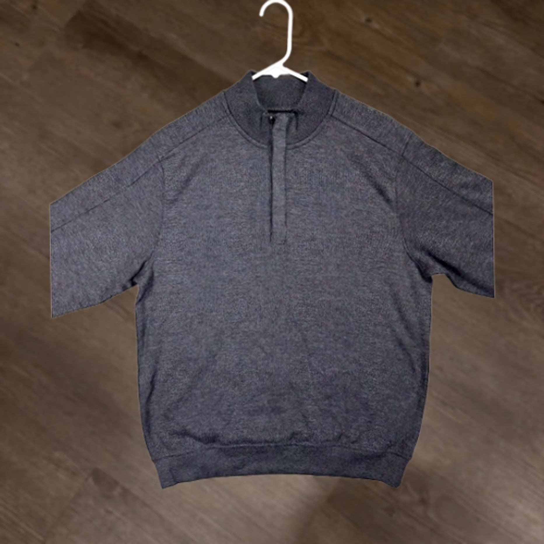 Vintage Greg Norman Sweater Mens Medium Grey Quarter Zip Long Sleeve Pullover Sweatshirt Size US M / EU 48-50 / 2 - 1 Thumbnail