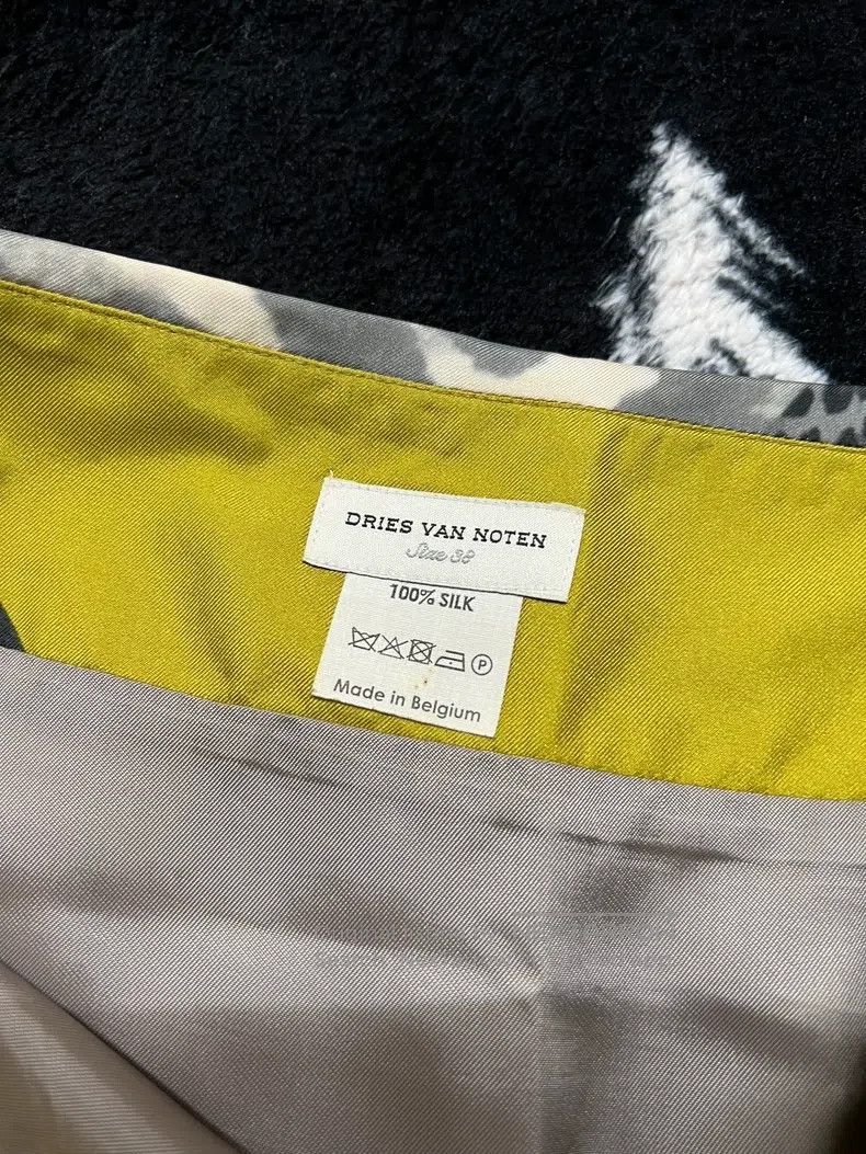 Dries Van Noten Dries Van Noten Silk Leopard Print Midi Skirt Size 37" - 5 Thumbnail