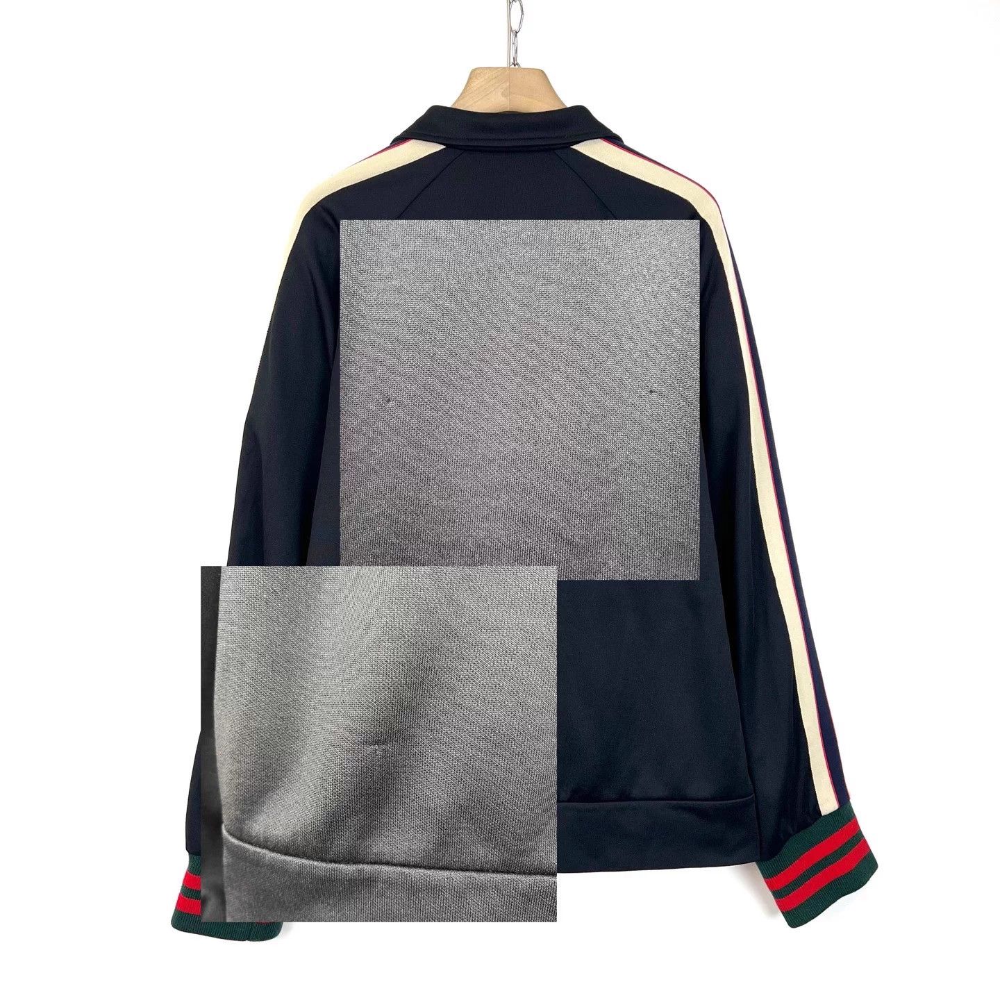 Gucci Gucci/Black school uniform jacket with side logo zipper Size US L / EU 52-54 / 3 - 3 Thumbnail