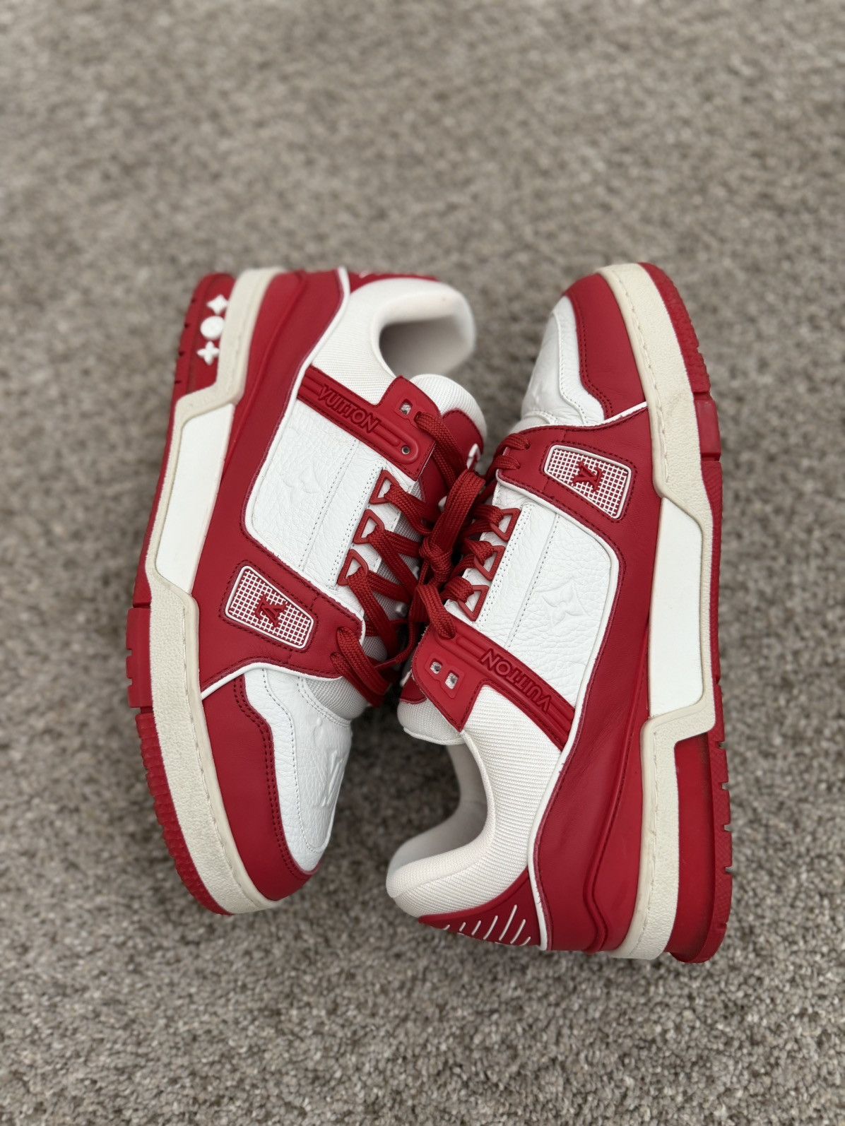 Louis Vuitton Louis Vuitton Trainer “Product Red” Size US 8.5 / EU 41-42 - 1 Thumbnail