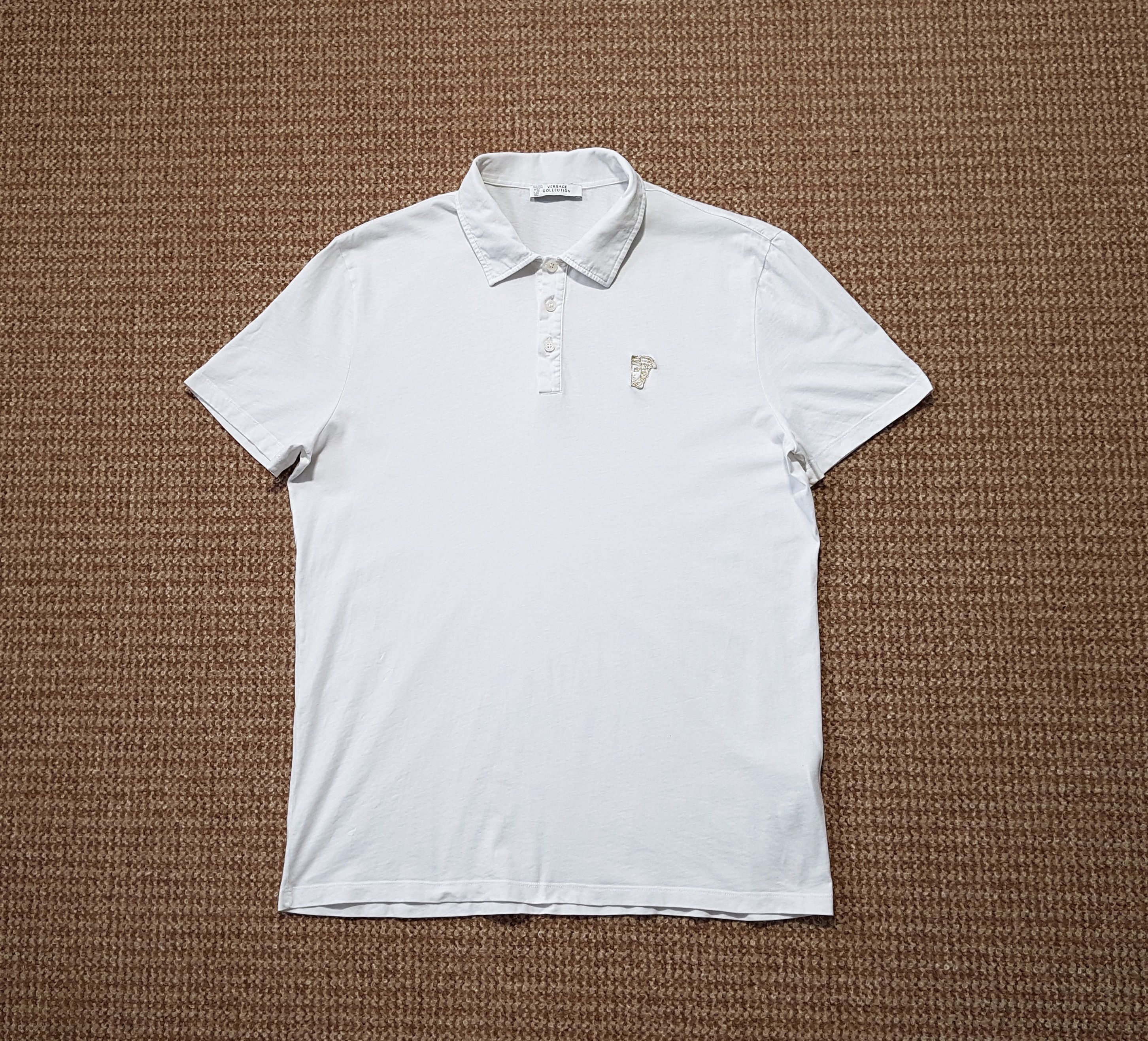 Versace Versace Collection Half Medusa V800708 Polo Shirt sz L Size US L / EU 52-54 / 3 - 1 Thumbnail